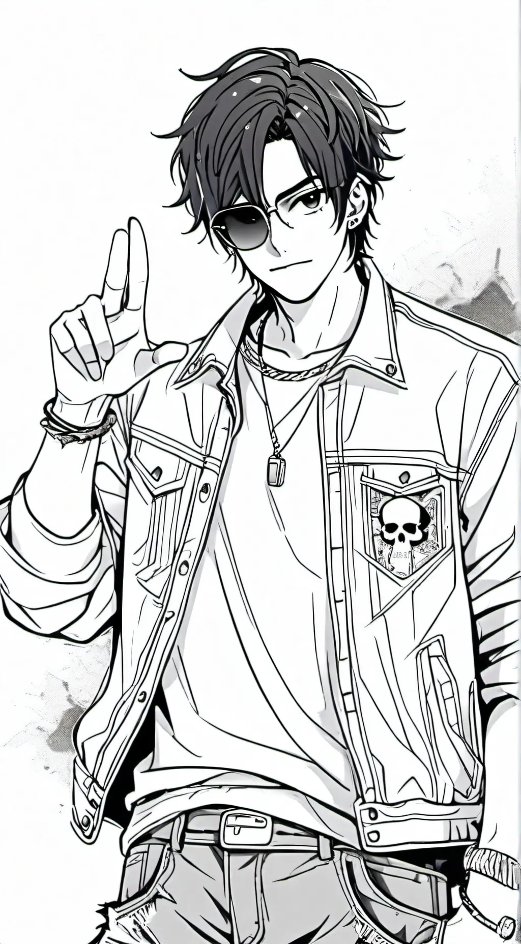 ai character: Carter background