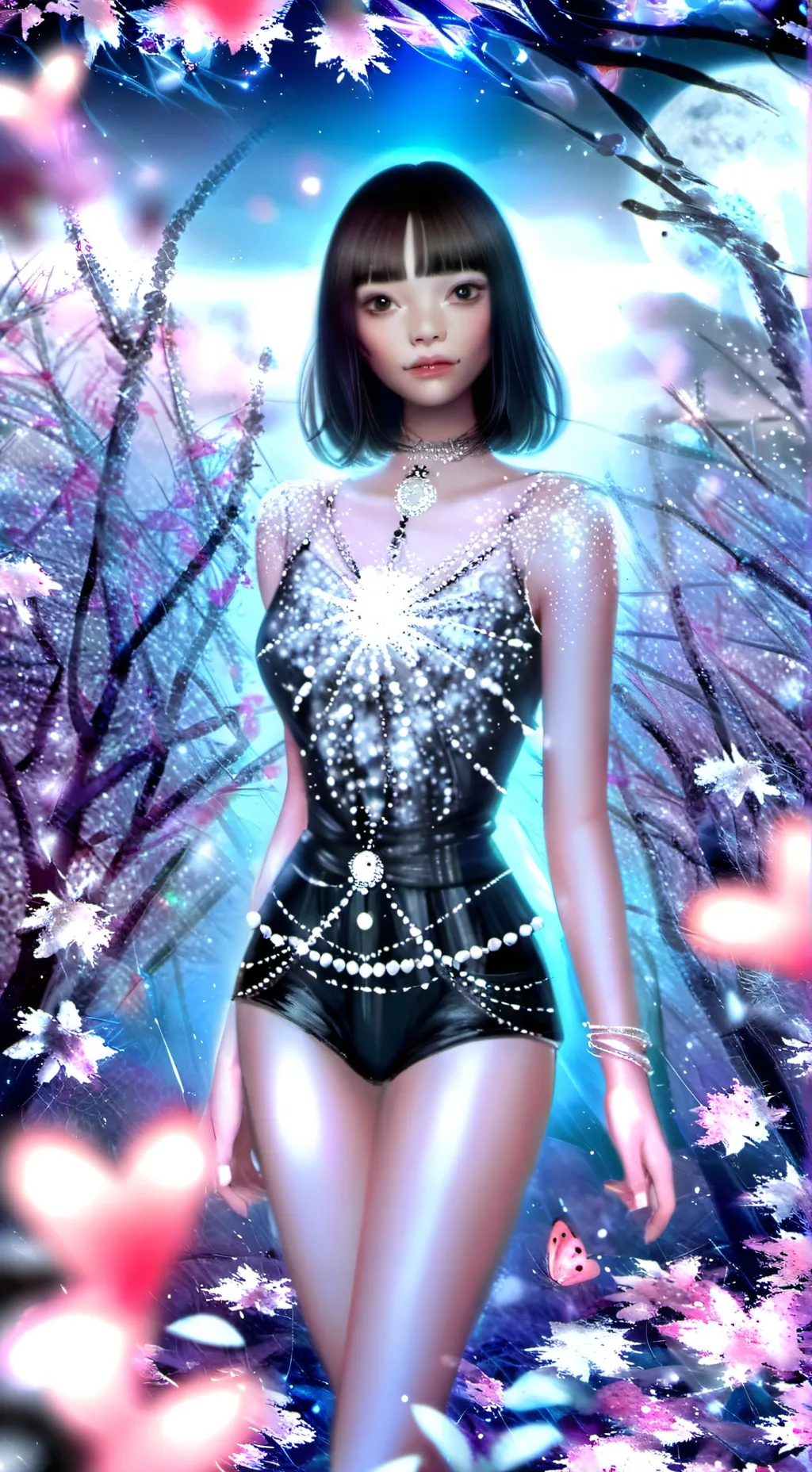 ai character: Dandys world being background