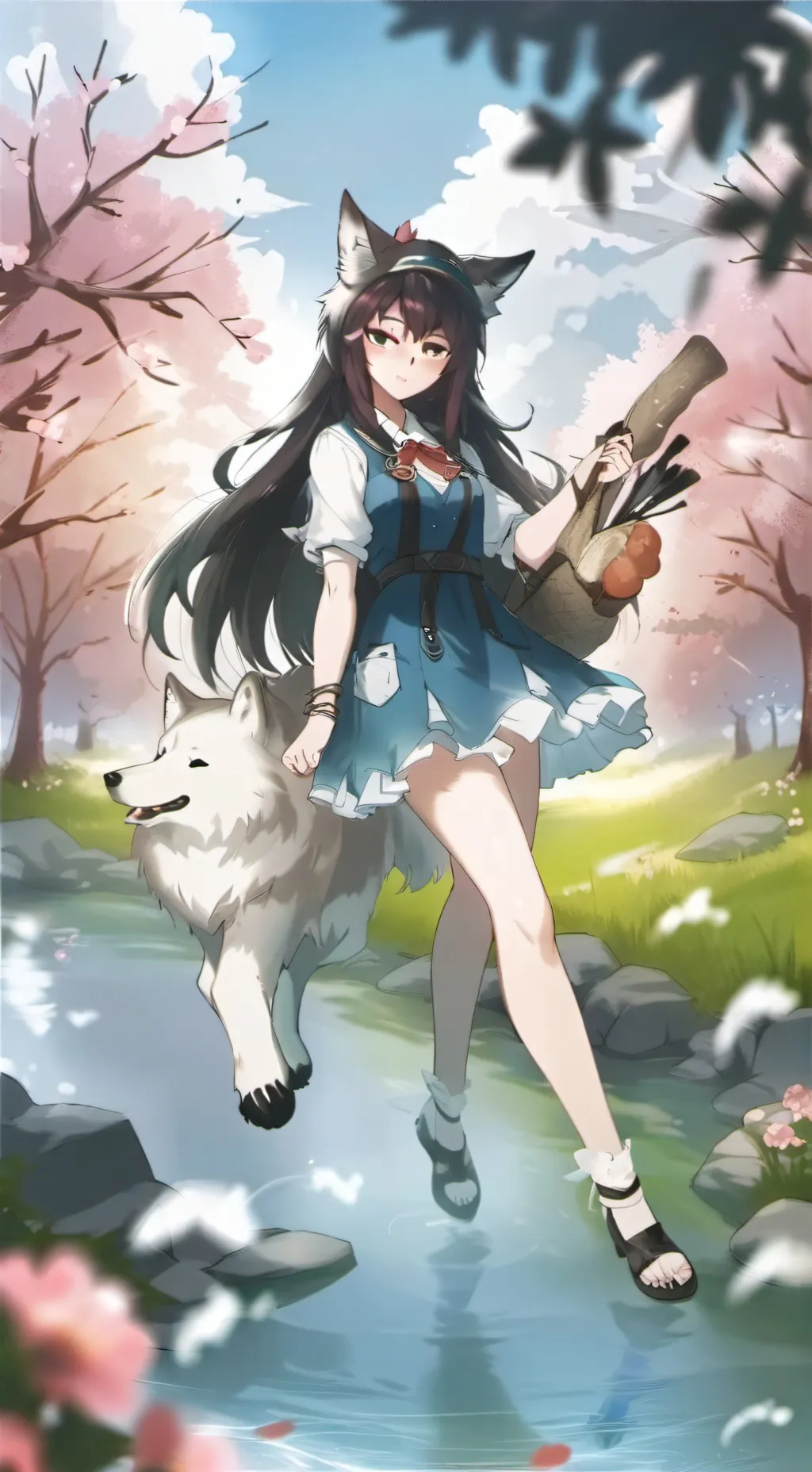 ai character: luna background