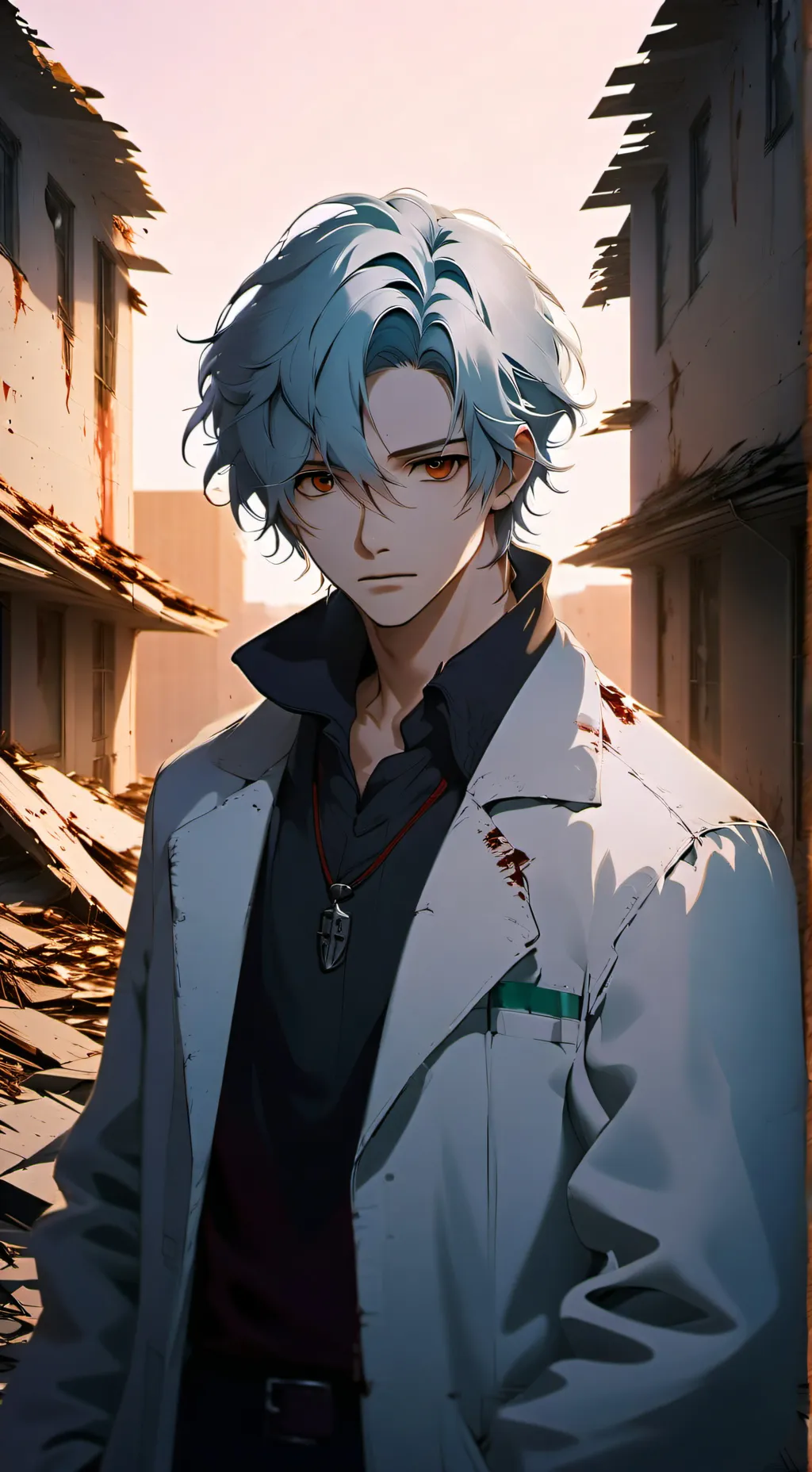 ai character: RIZ CORNER  background