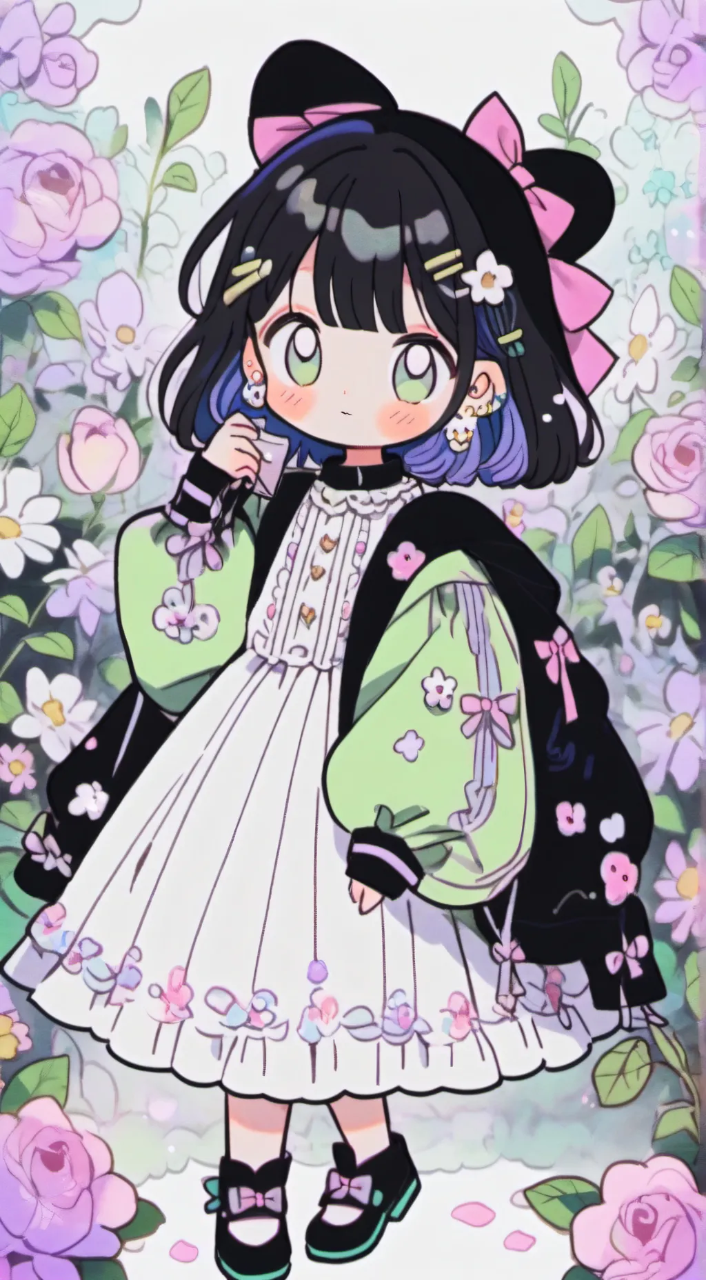 ai character: blot background