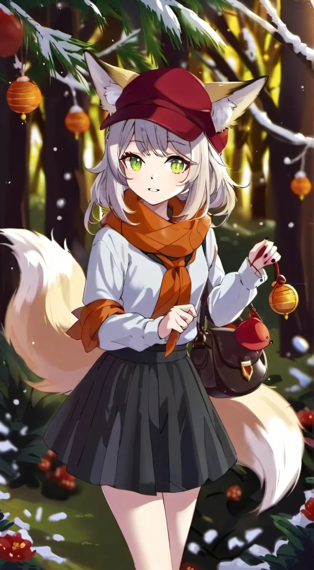 ai character: OC Christmas! background
