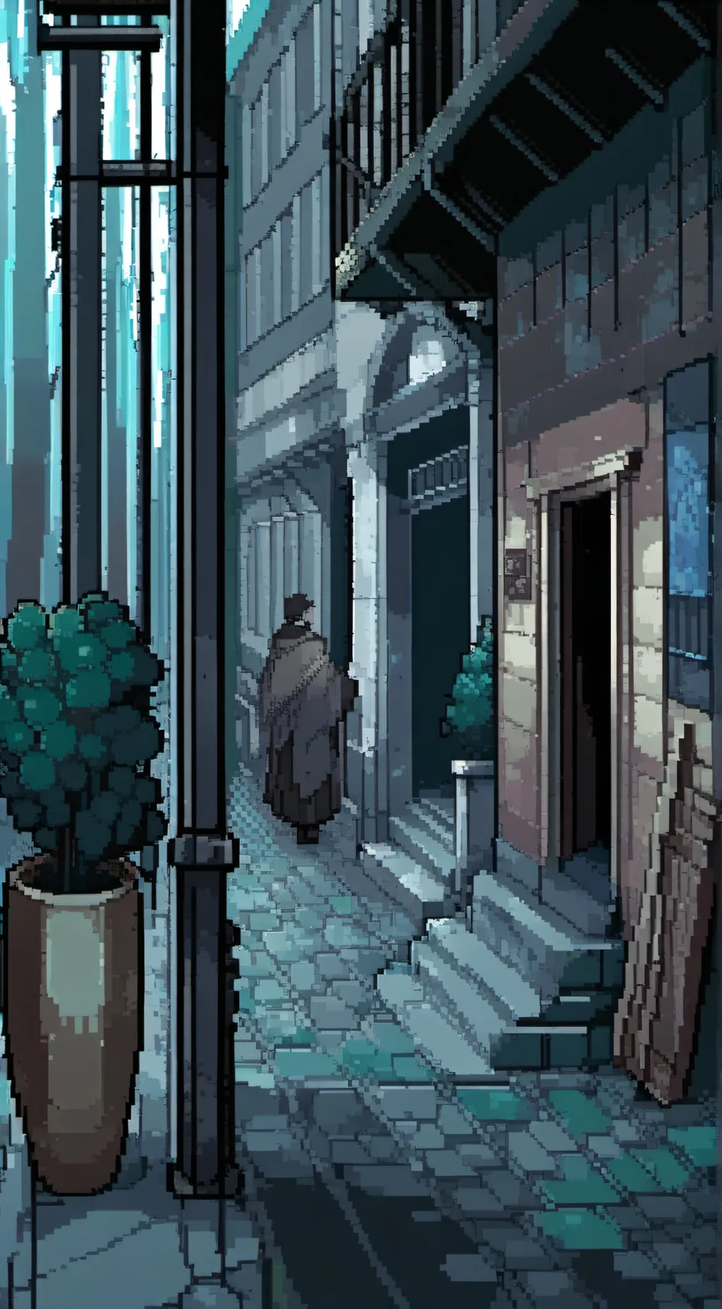 ai character: minecraft movie background