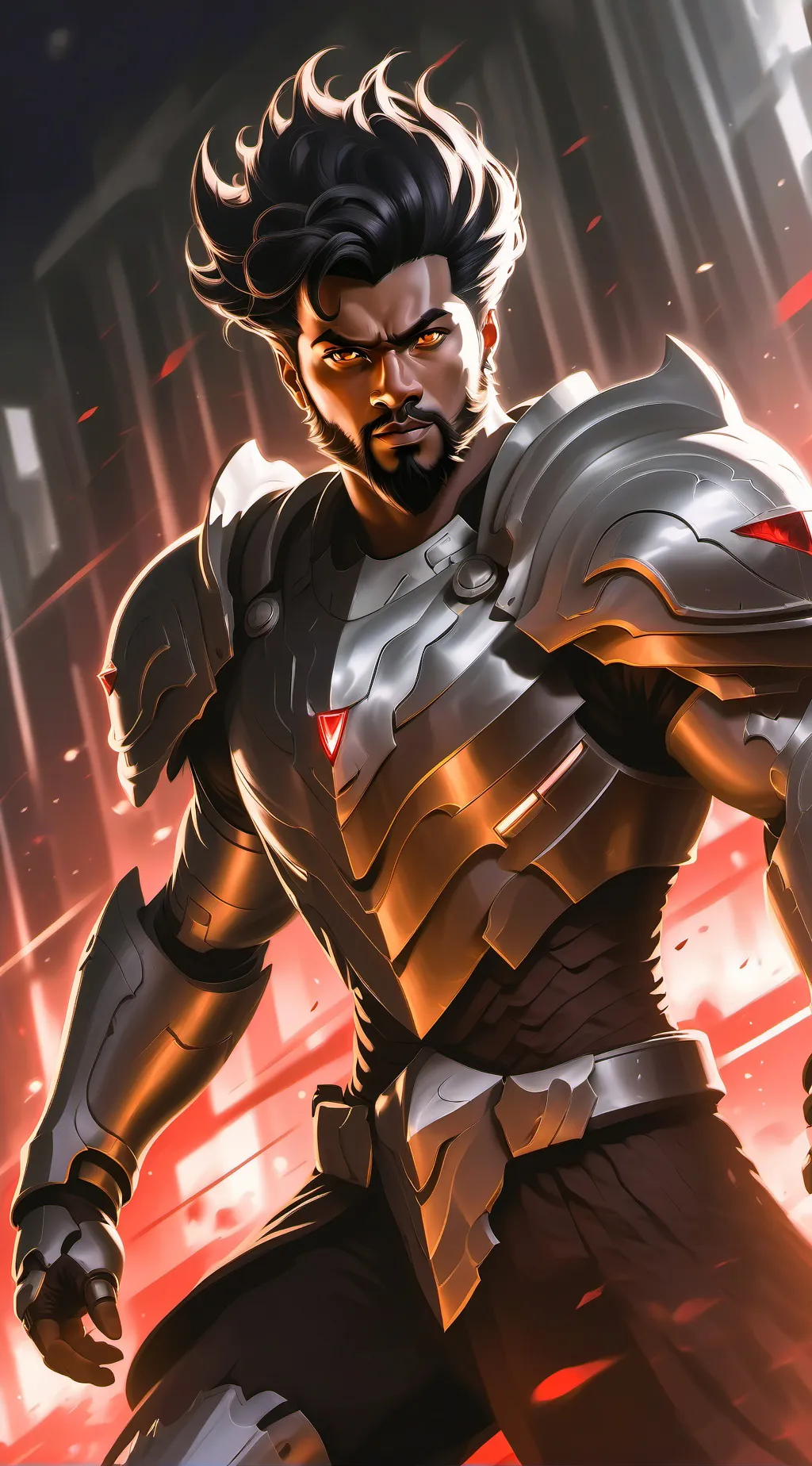 ai character: Knight Leo background