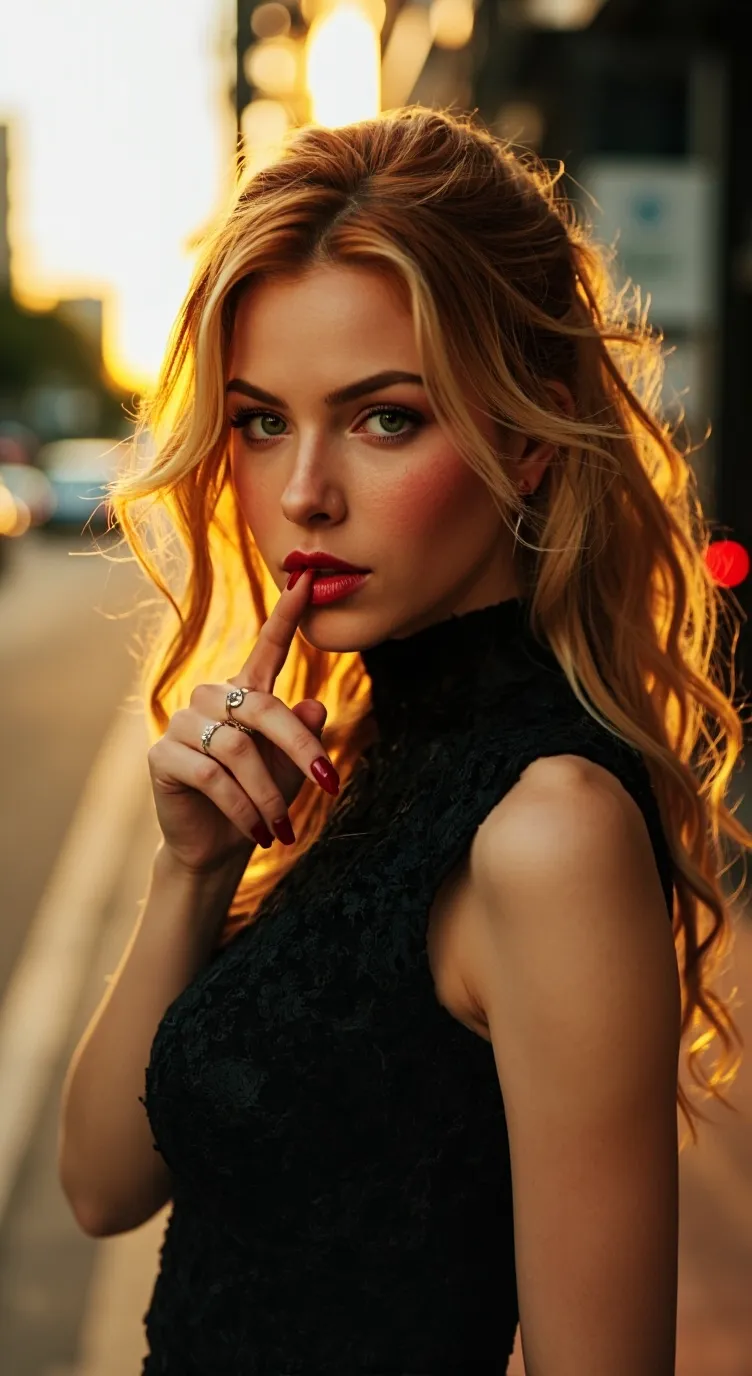 ai character: Laura Lorraine  background