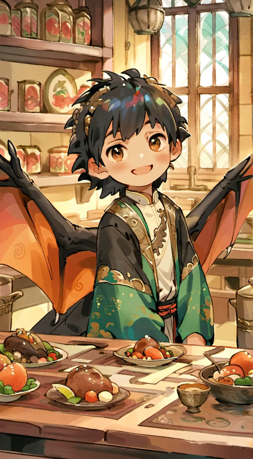 ai character: Httyd(a new world) background