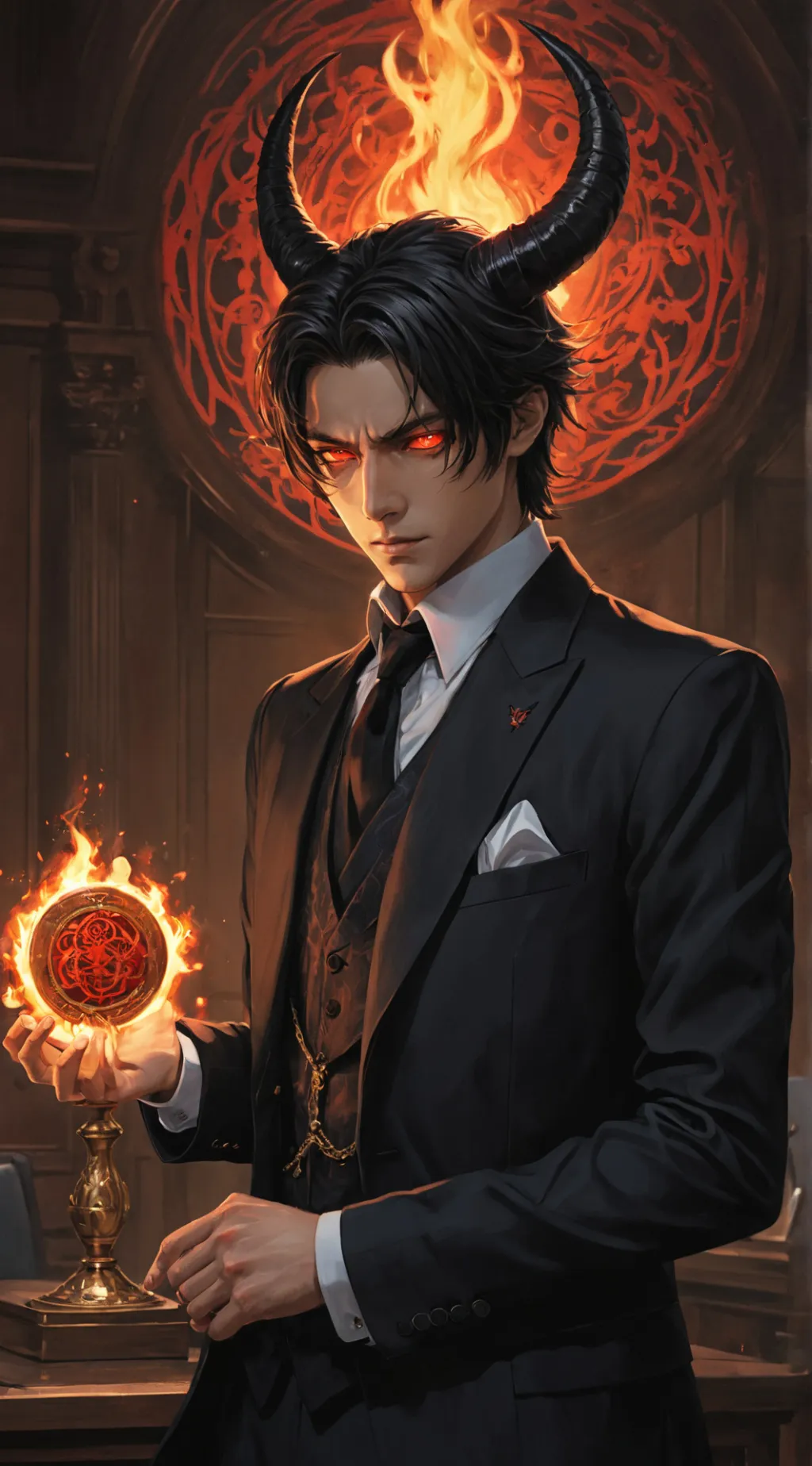 ai character: Lucien background