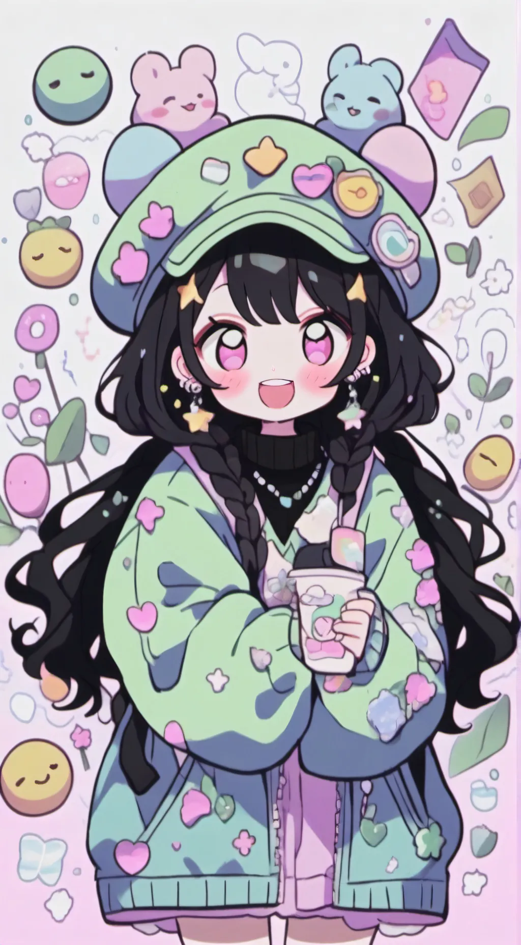 ai character: hb brainrot background