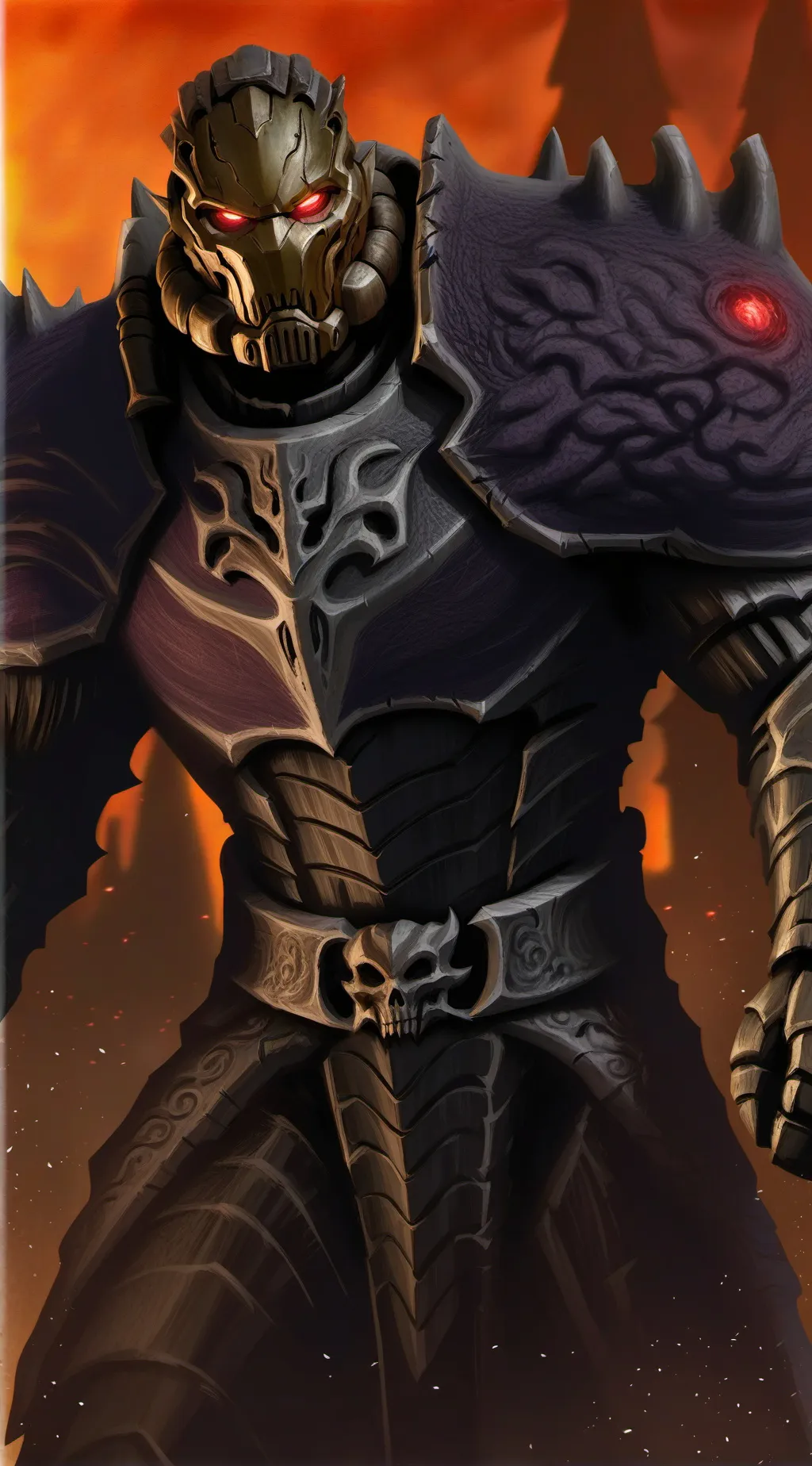 ai character: doom guy background