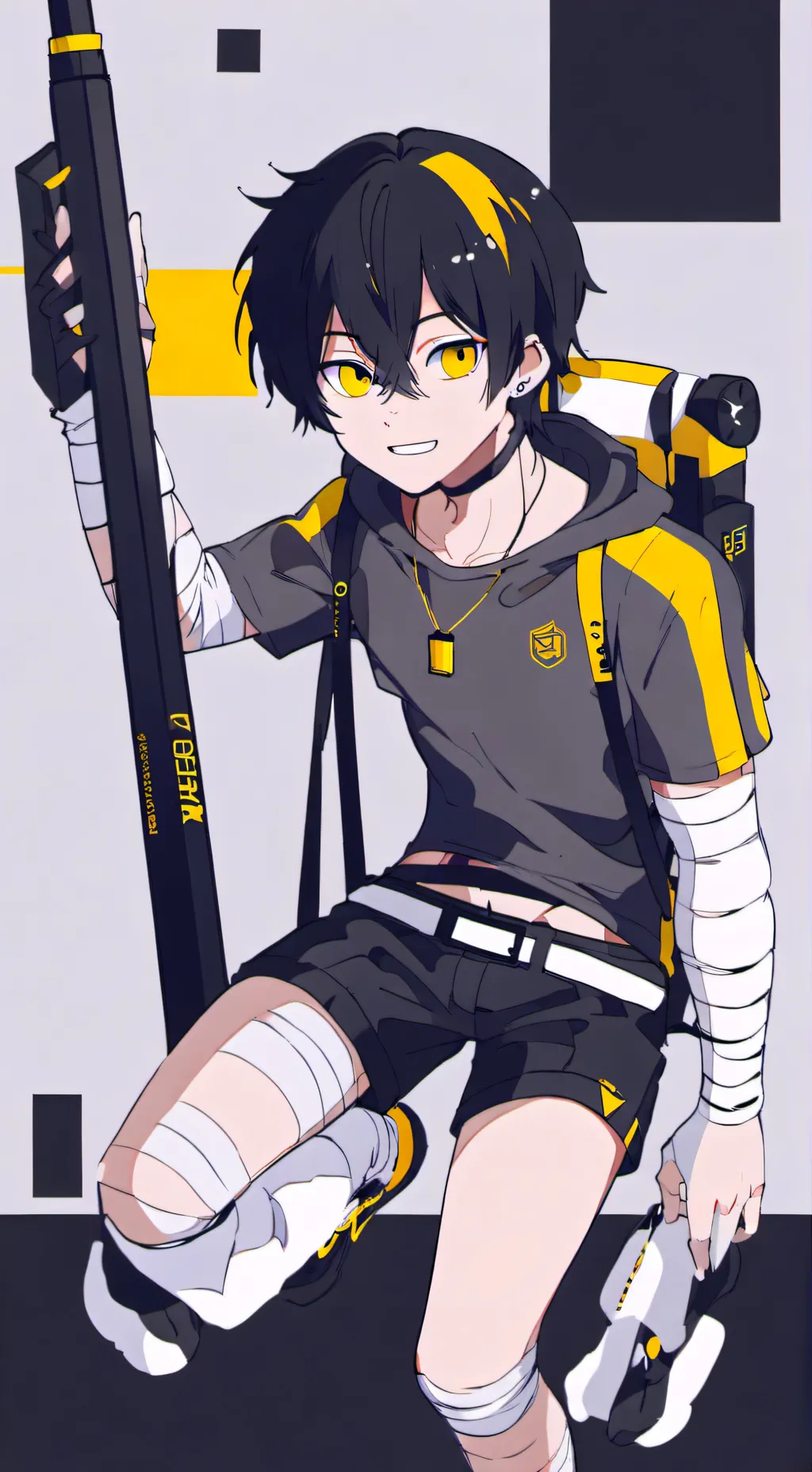 ai character: MHA roast battle background