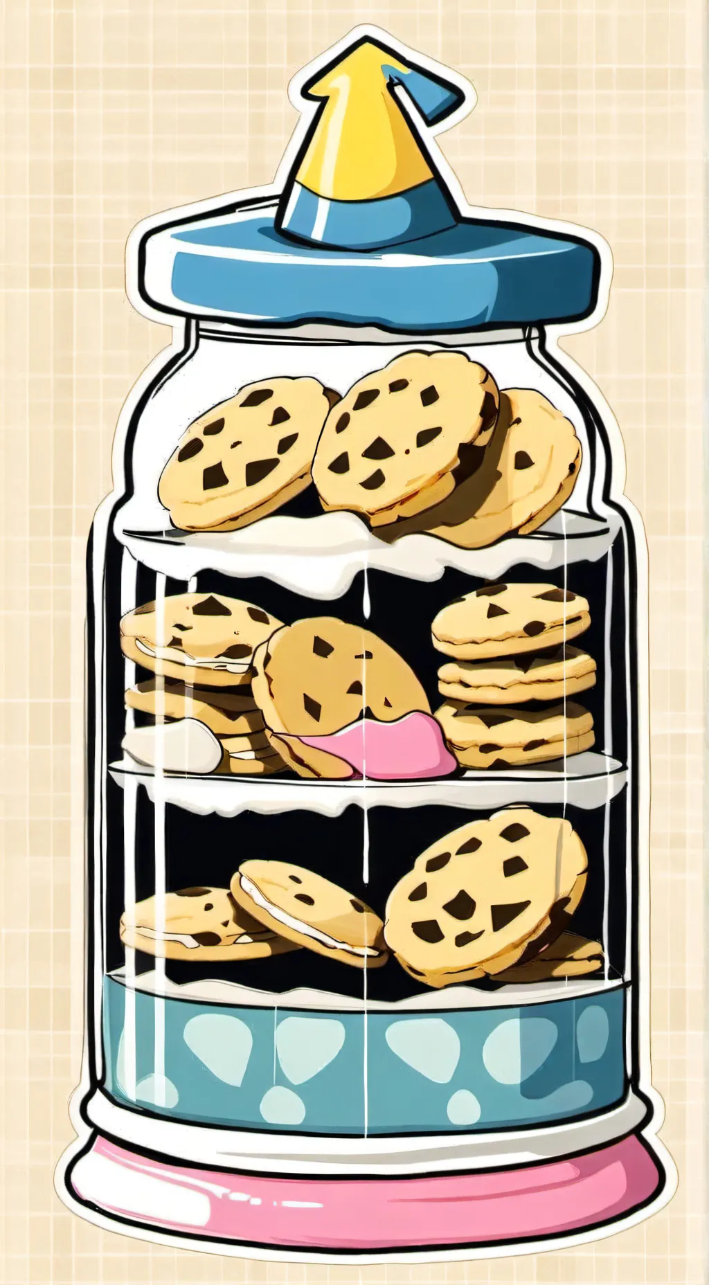 ai character: SOAP COOKIE background