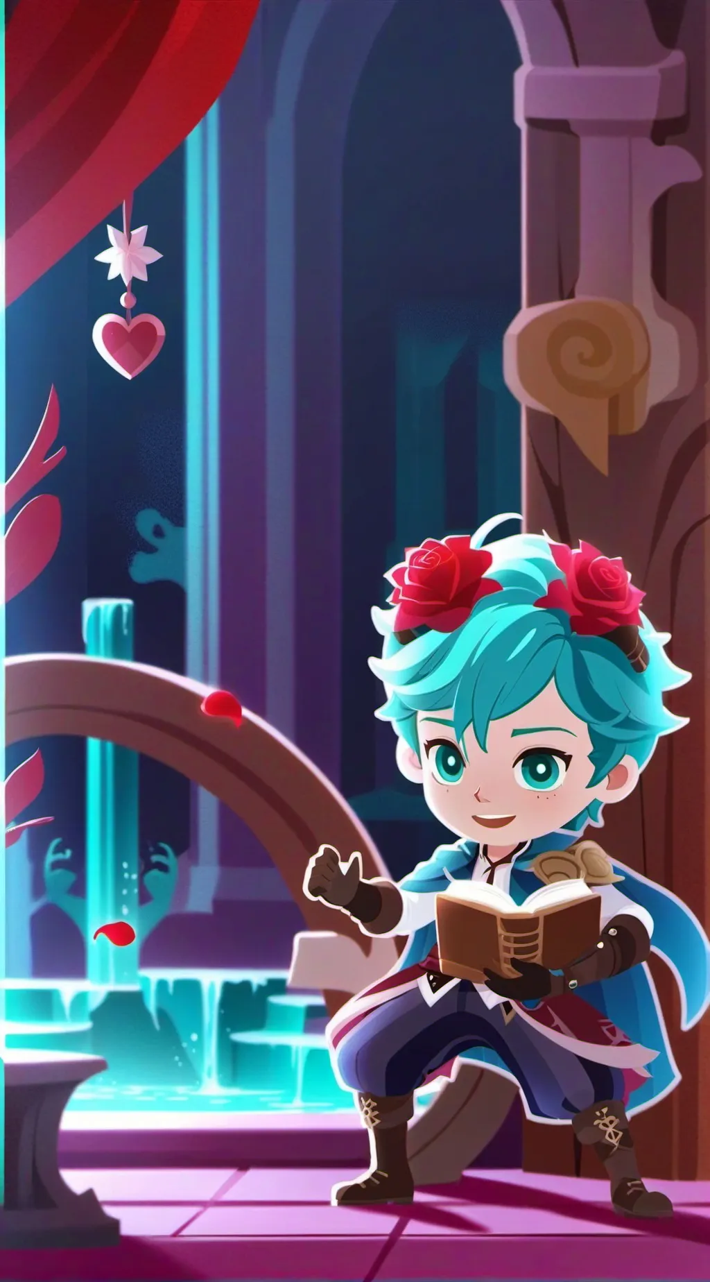 ai character: todos te amaaaan background