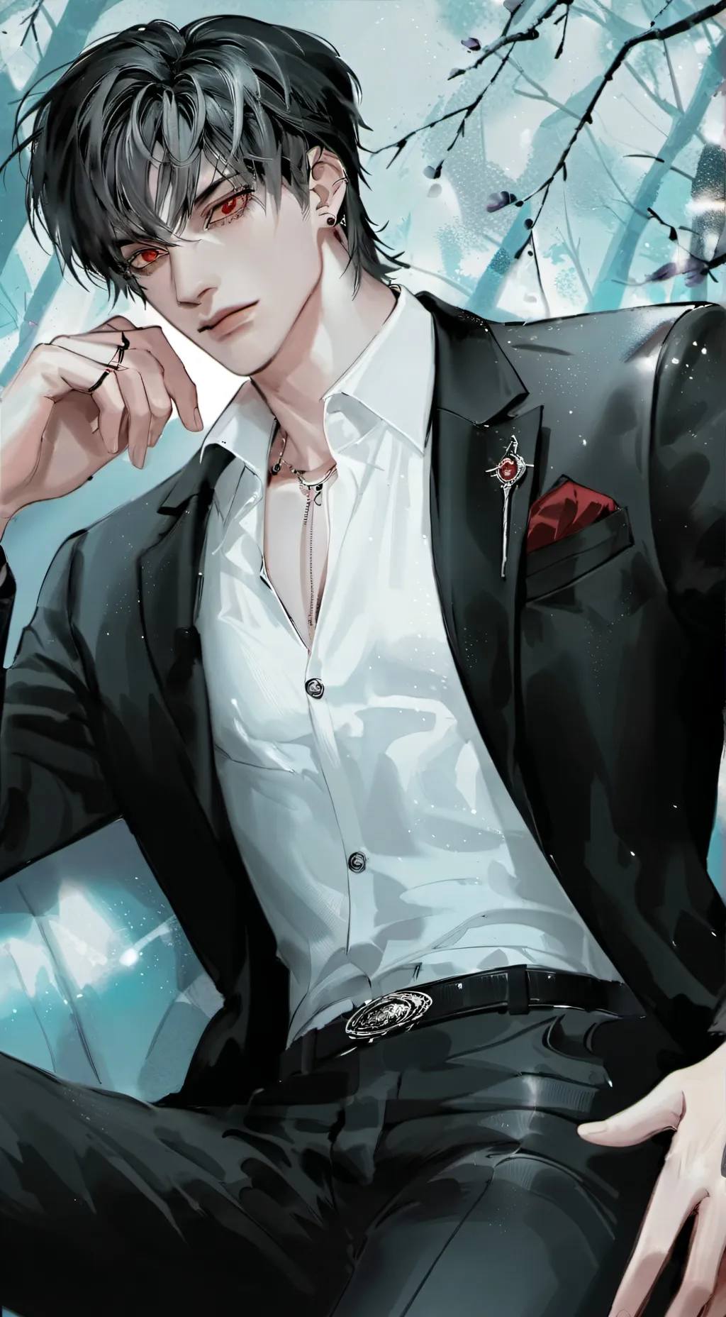 ai character: ❗AMI❗ background