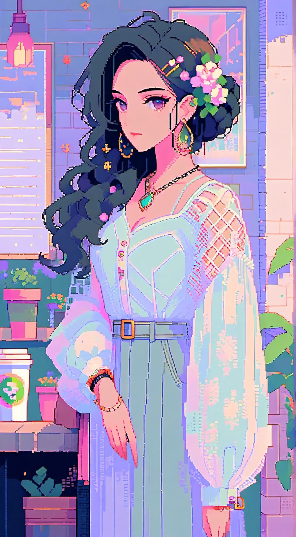 ai character: naomi background