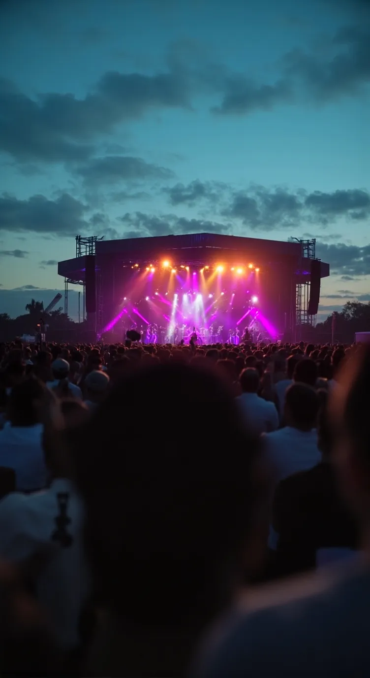 ai character: Your first concert background