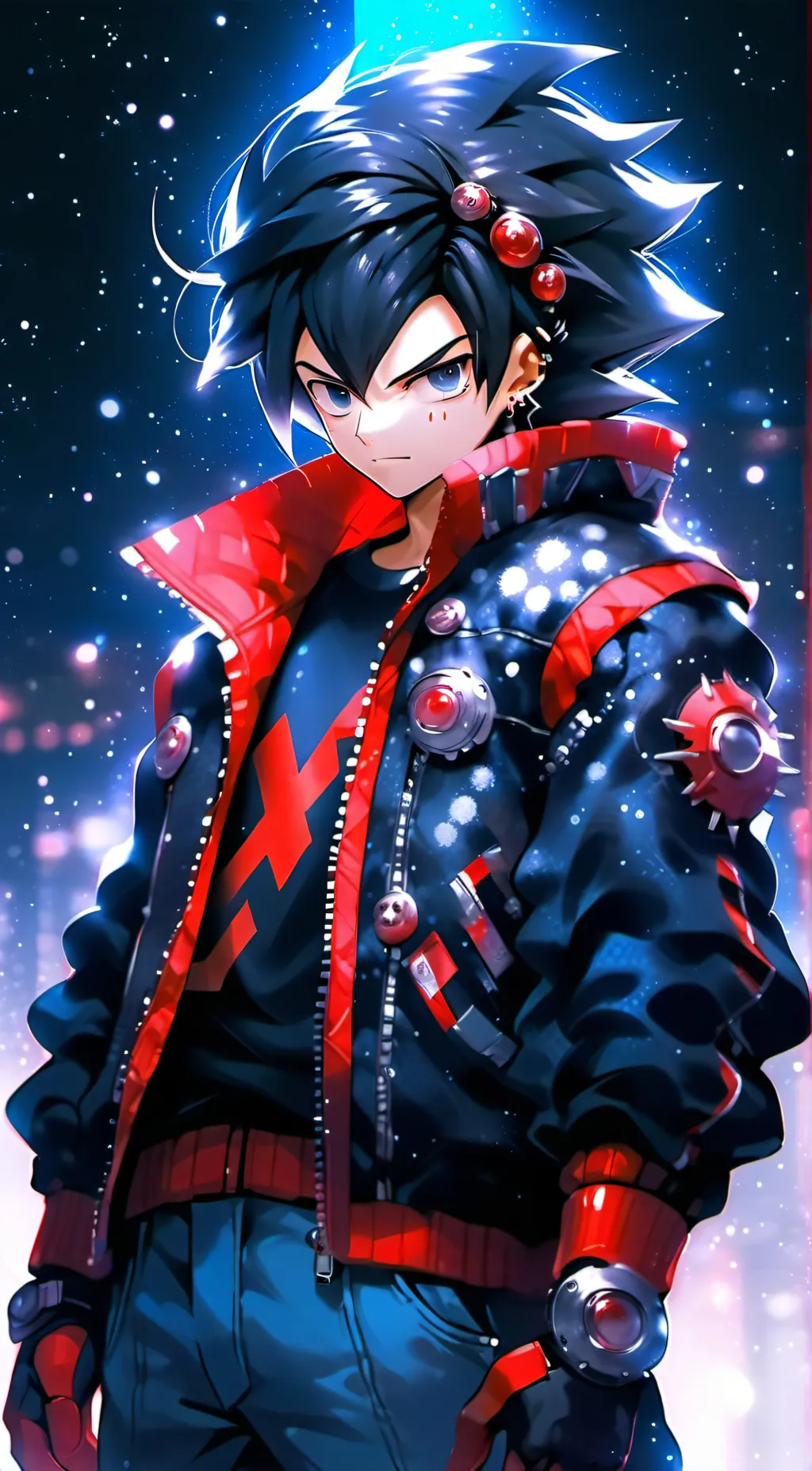 ai character: shadow T.H background