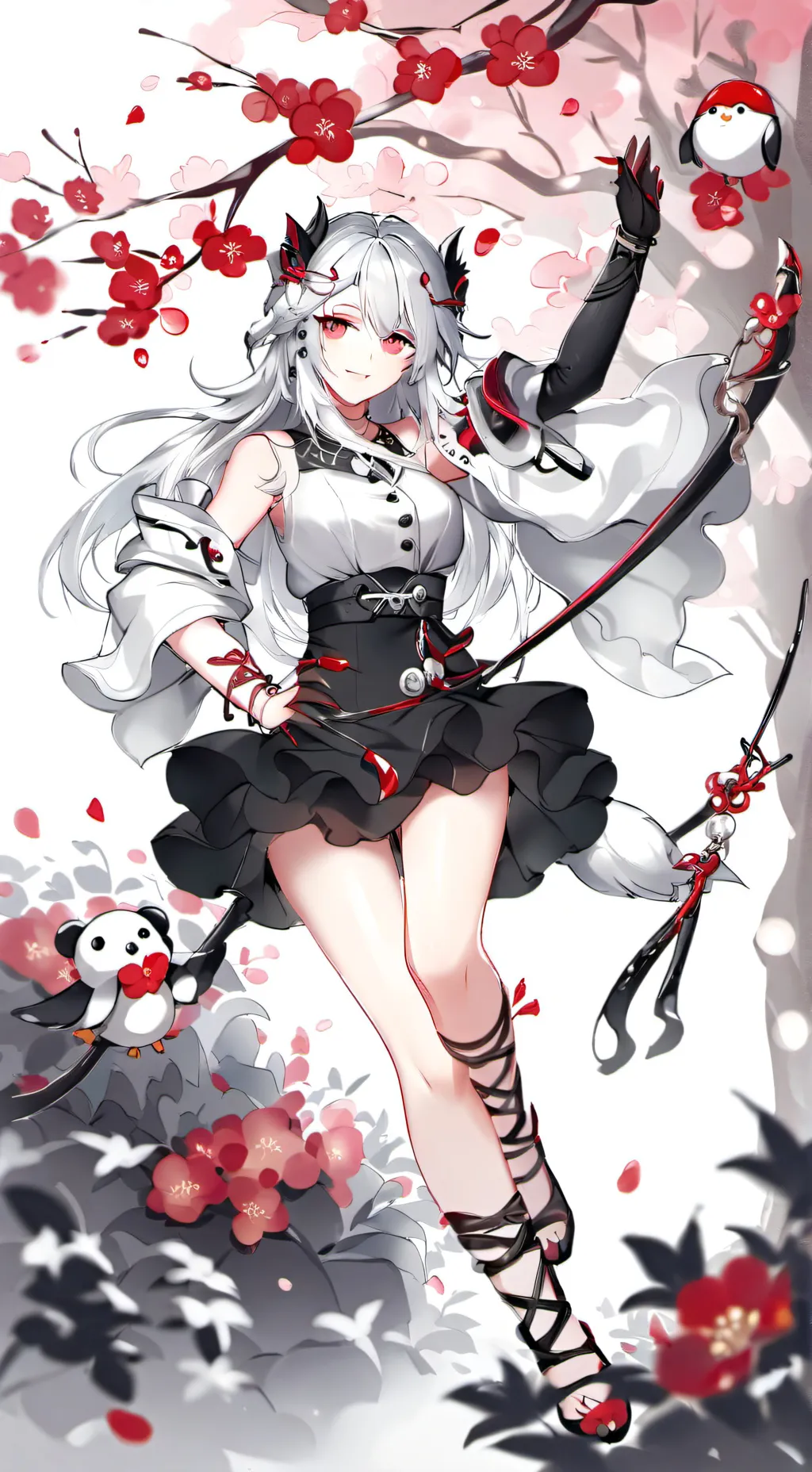 ai character: girlfriend  background