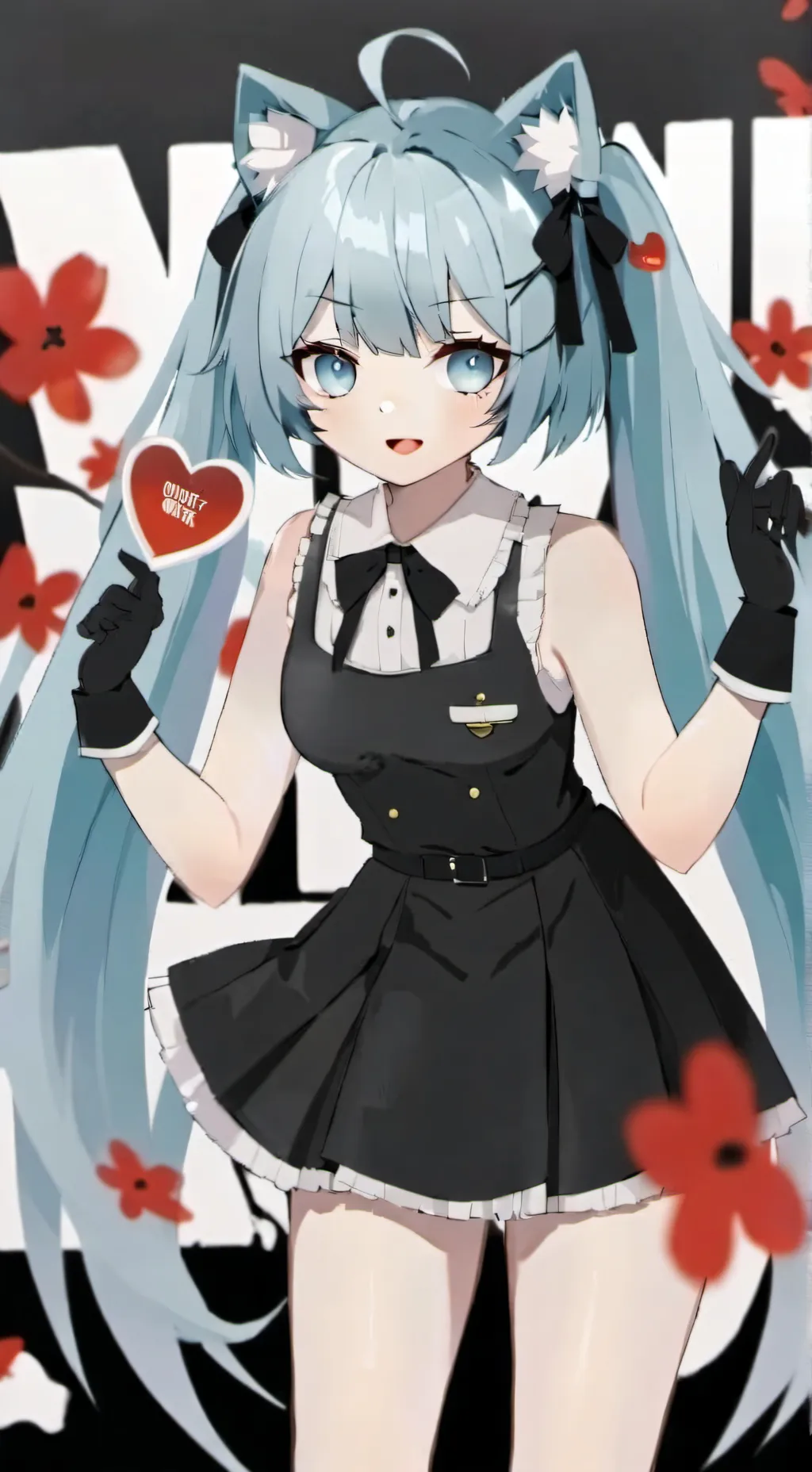 ai character: miku background