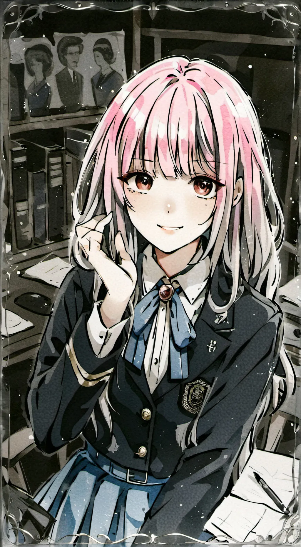 ai character: Poppy background