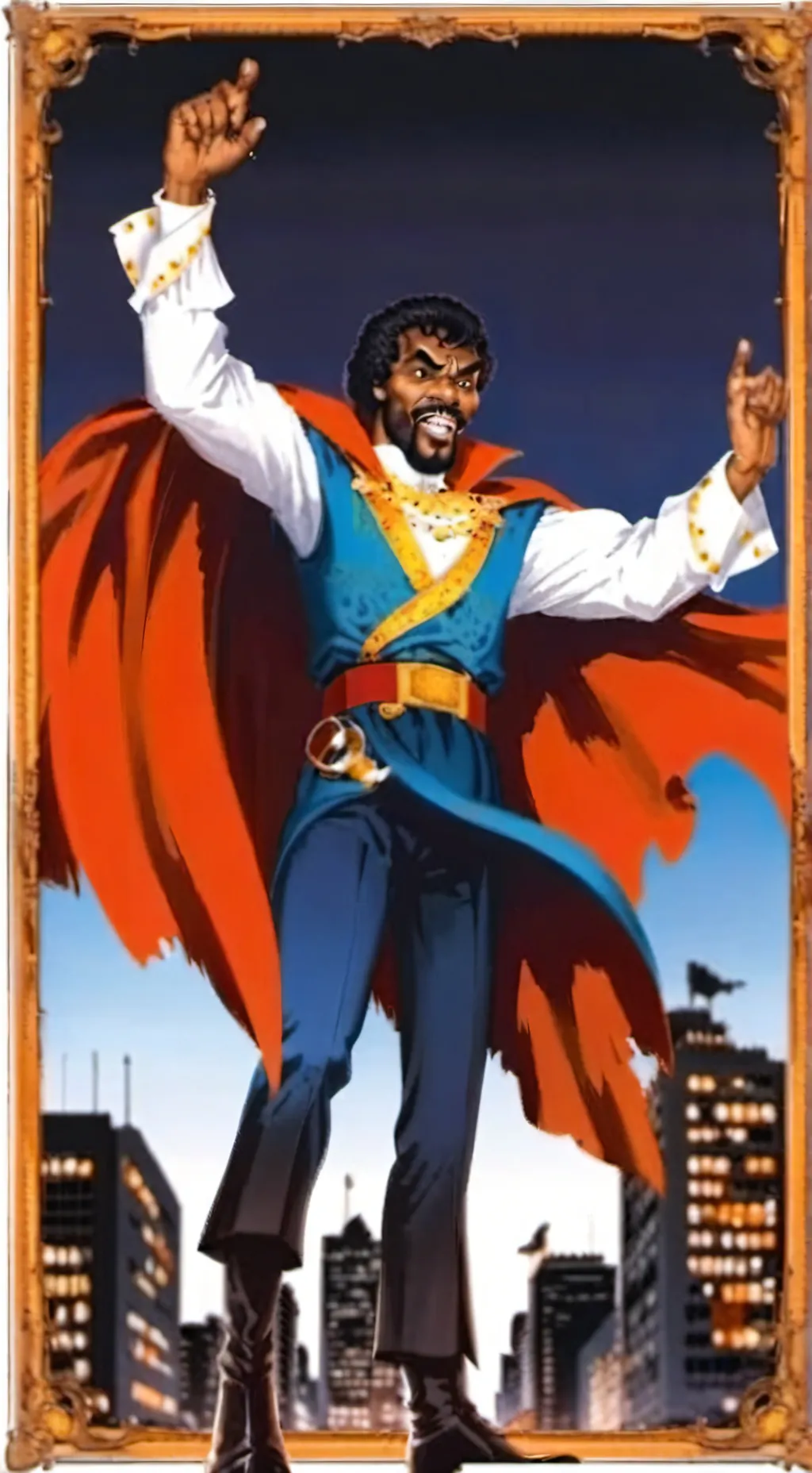 ai character: Count blacula background