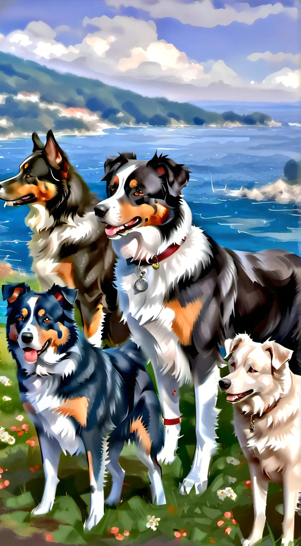 ai character: Warrior dogs background