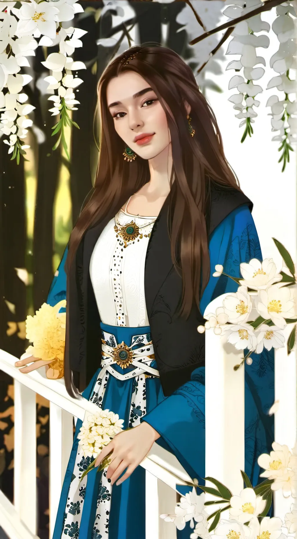 ai character: катя background