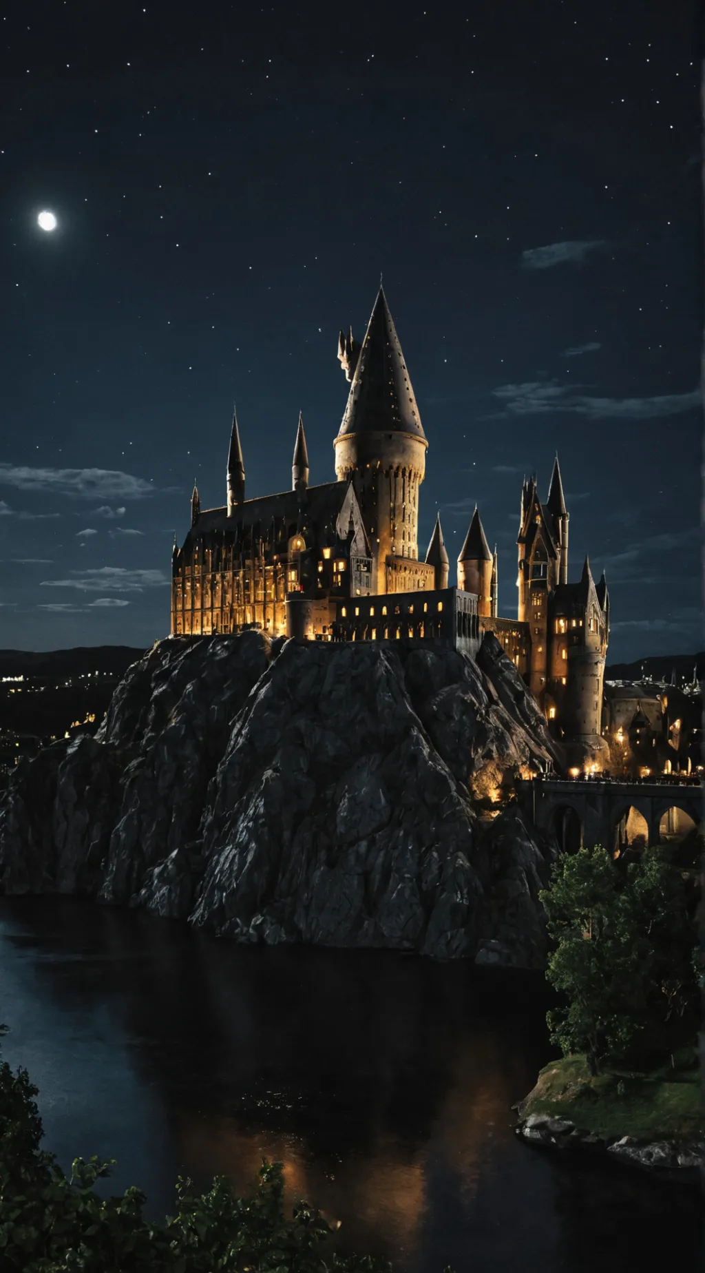 ai character: hp flicker background