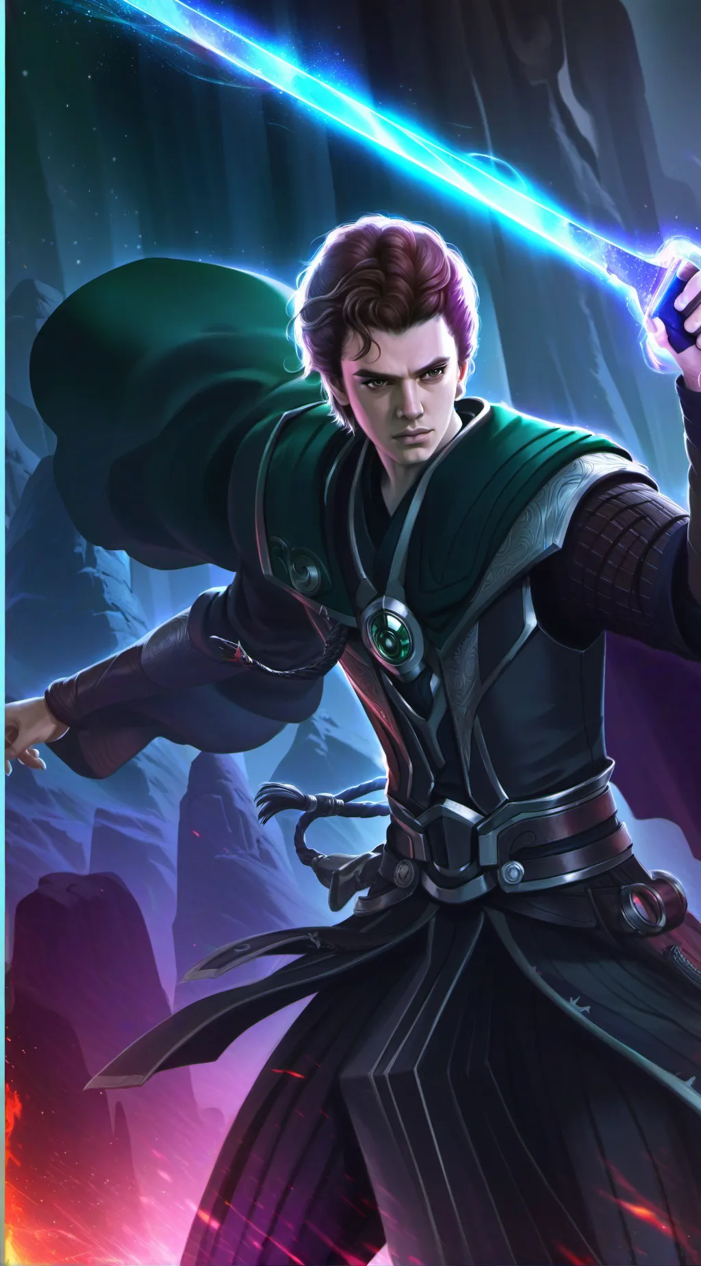 ai character: Anakin (Mustafar) background