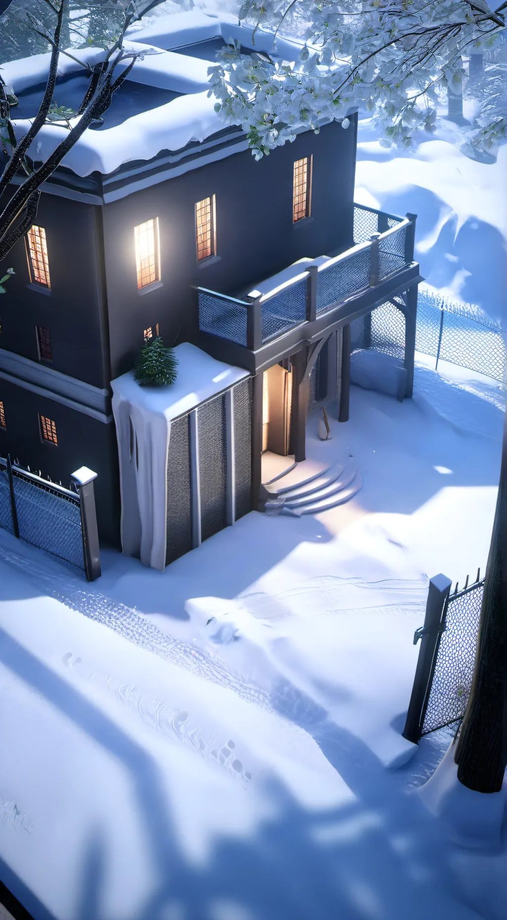 ai character: Jail background