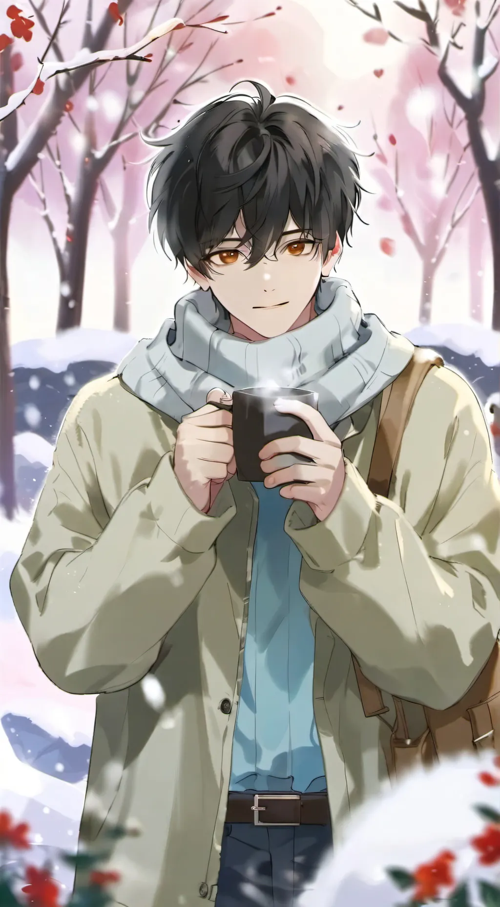 ai character: ℕ𝕠𝕒𝕙 🤍💚 background