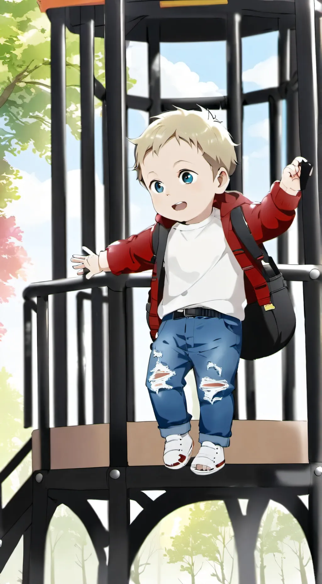 ai character: Random baby background
