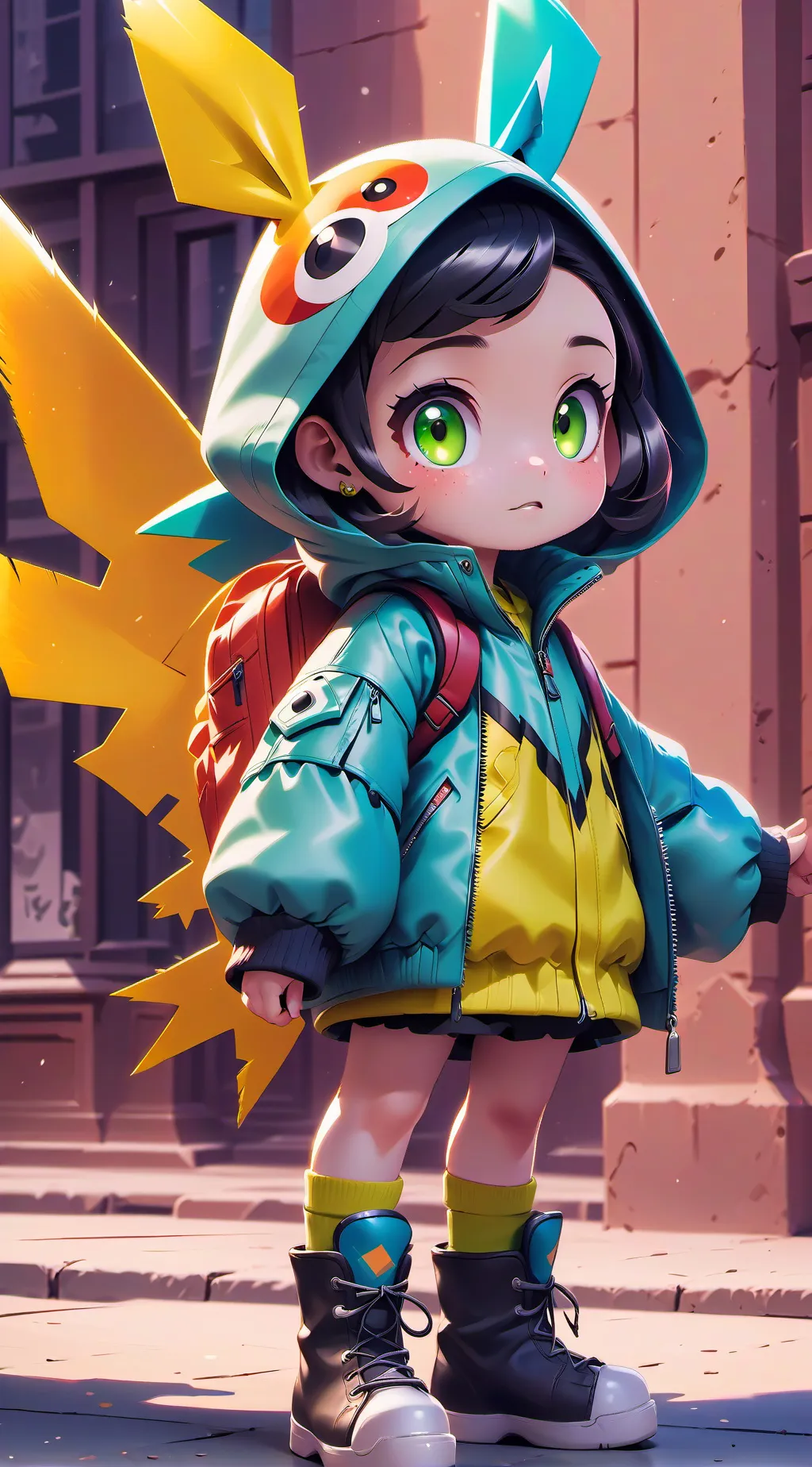 ai character: Мия background