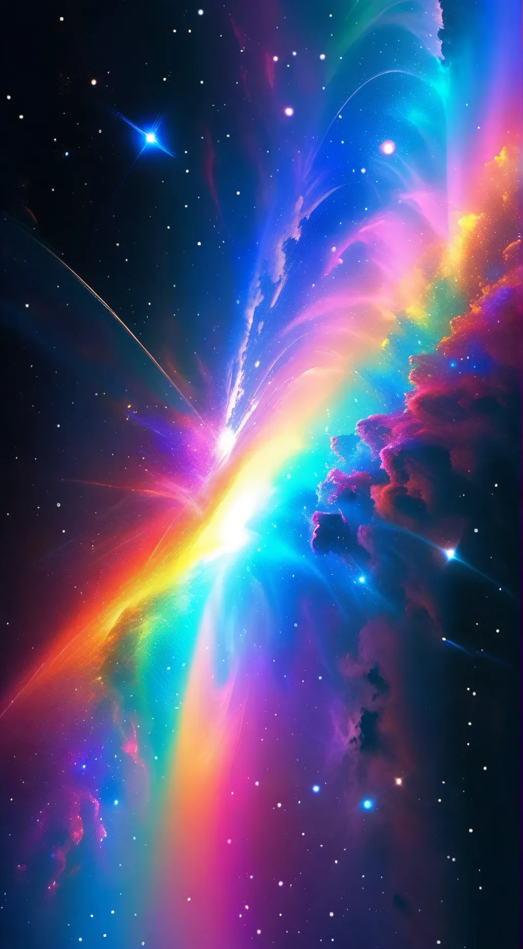 ai character: Rainbow<3 background