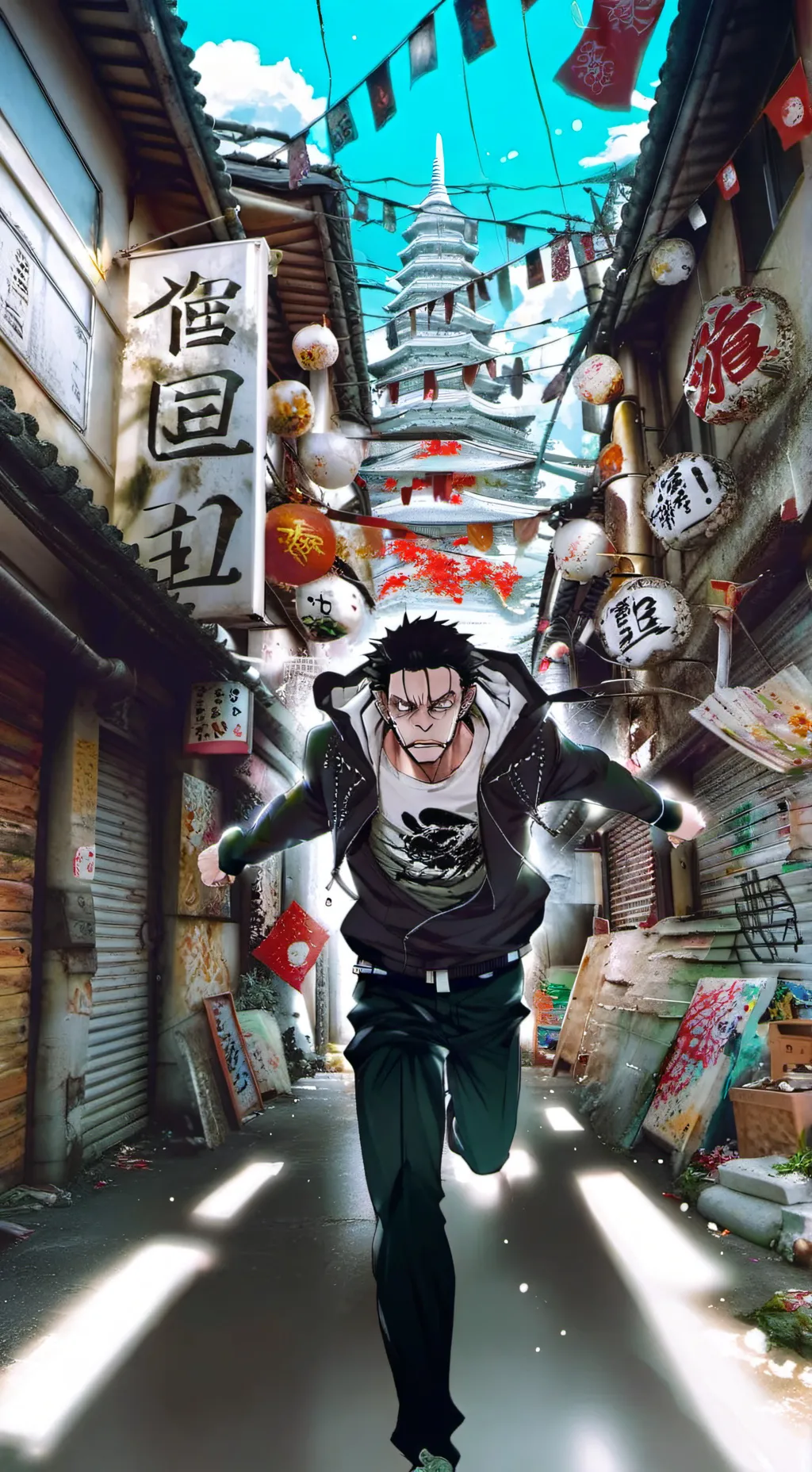 ai character: Sonny Oda background