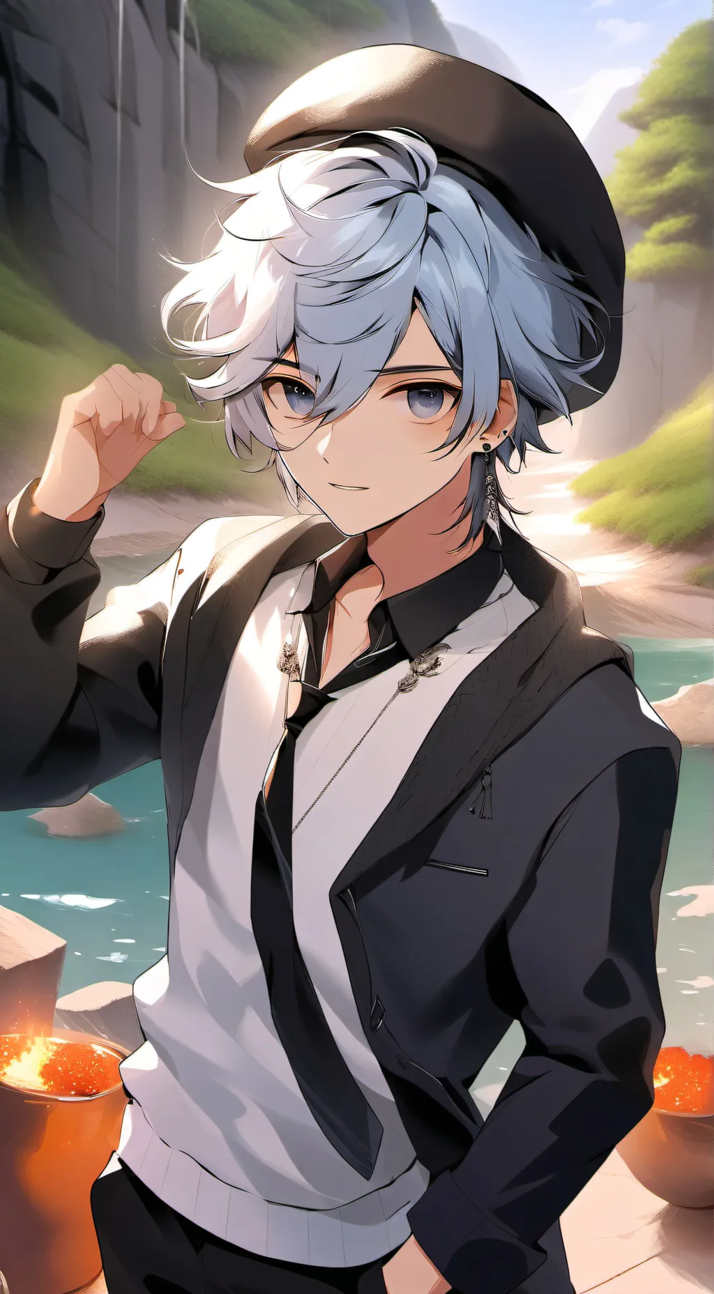 ai character: angel 😉 background