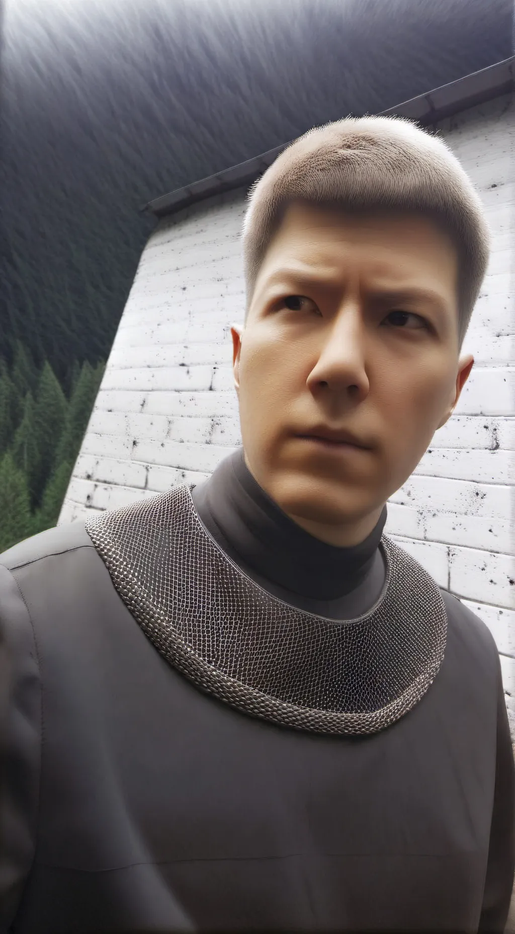 ai character: ЛОХ background