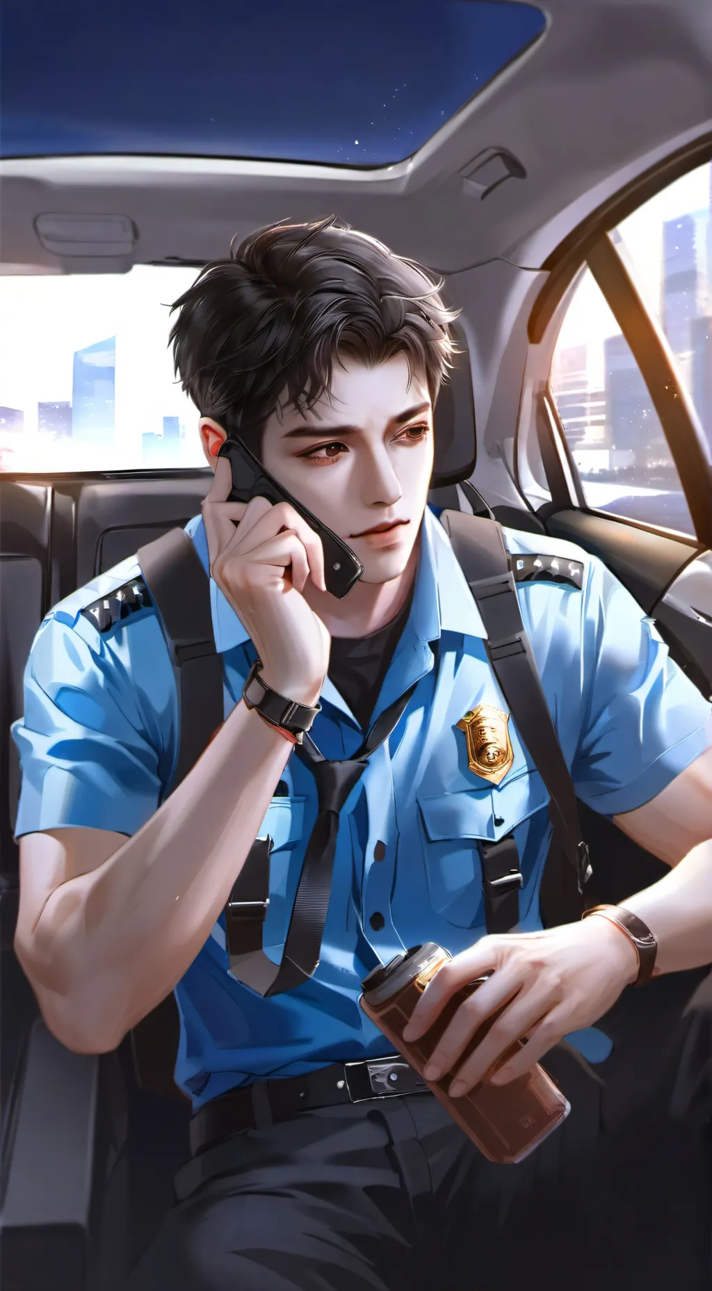 ai character: 📞Officer Orson👮🏻 background