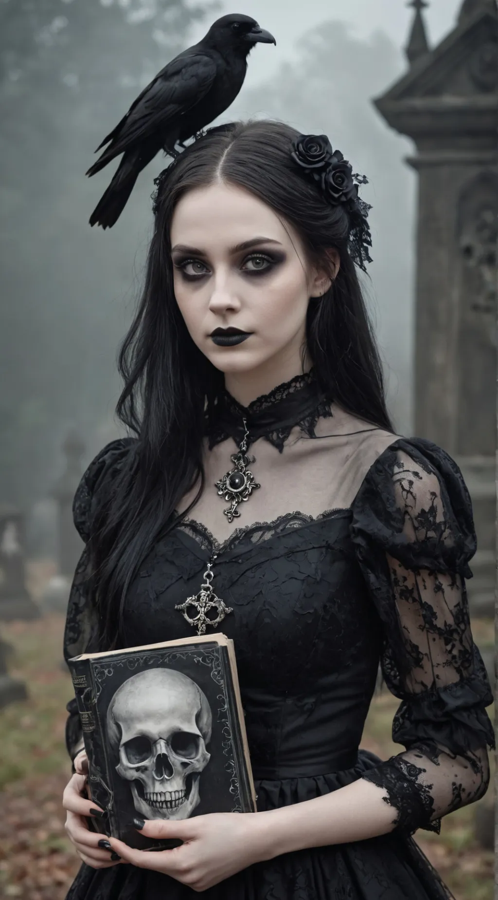 ai character: Wednesday Addams background