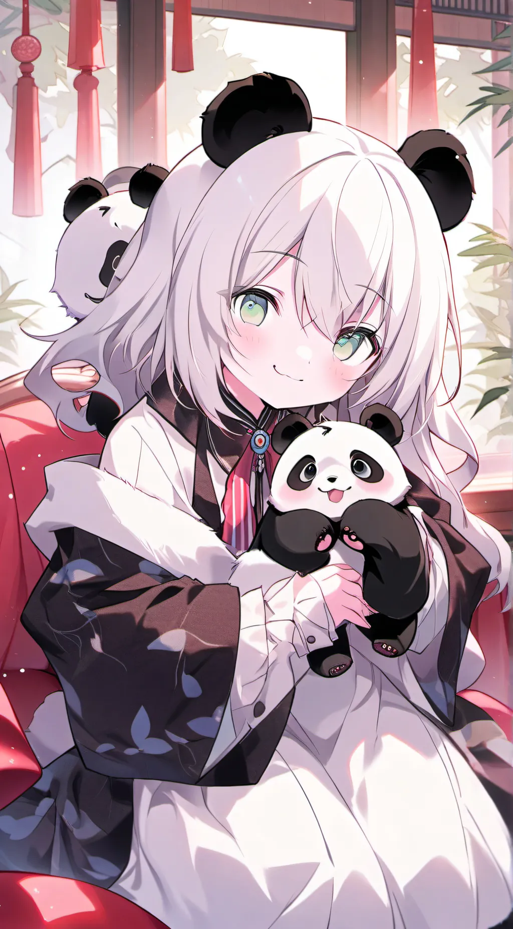 ai character: Elbedopanda Furry background