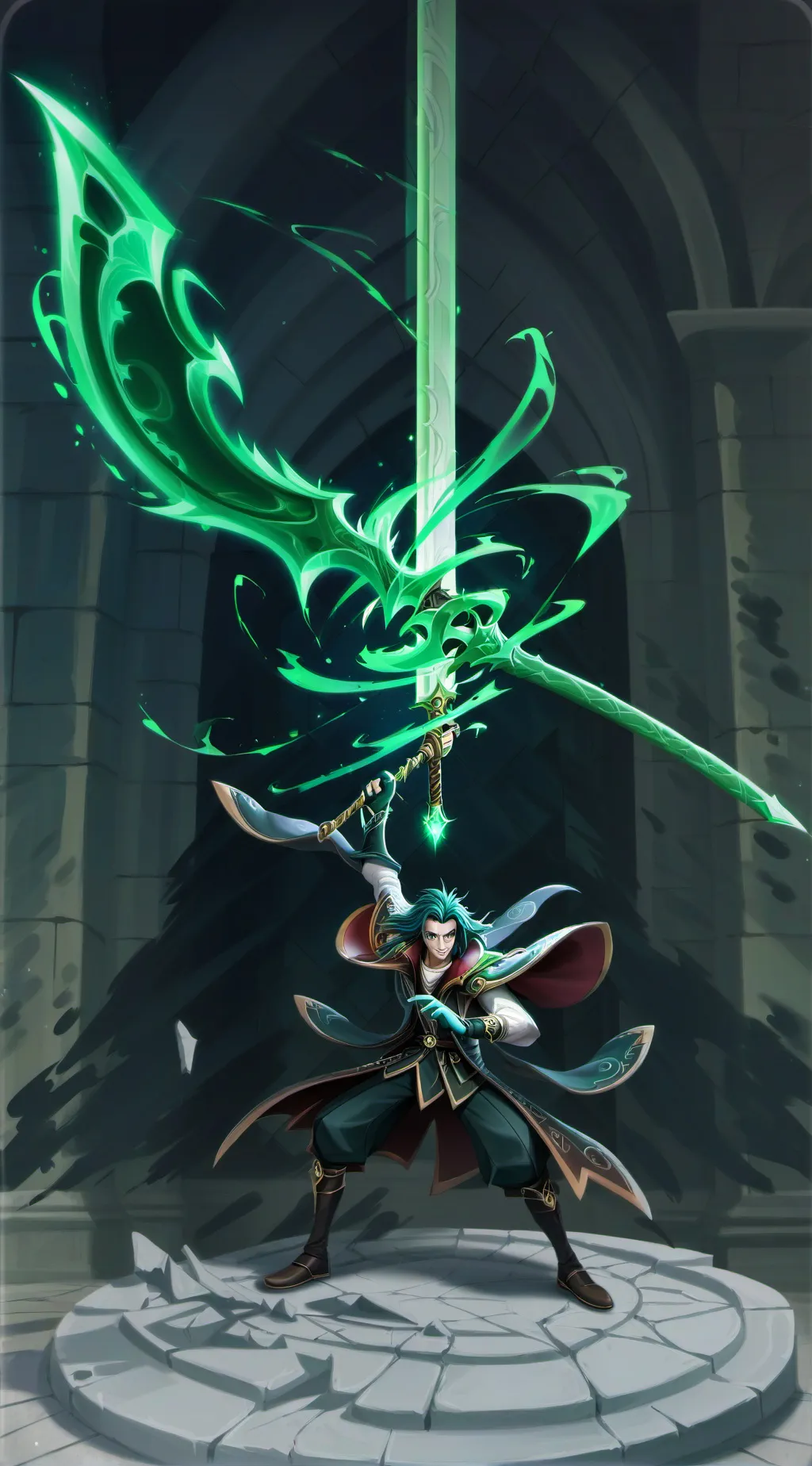 ai character: Dueling Club D x H background