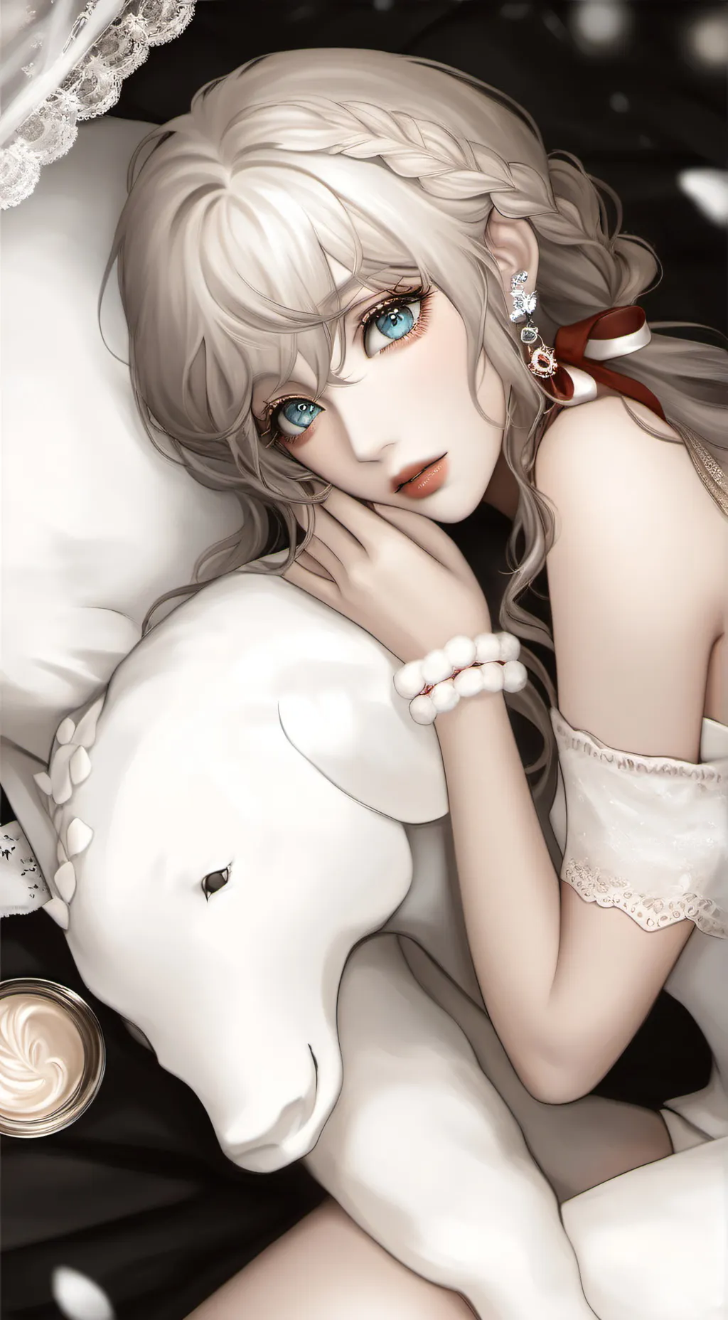 ai character: Evie  background