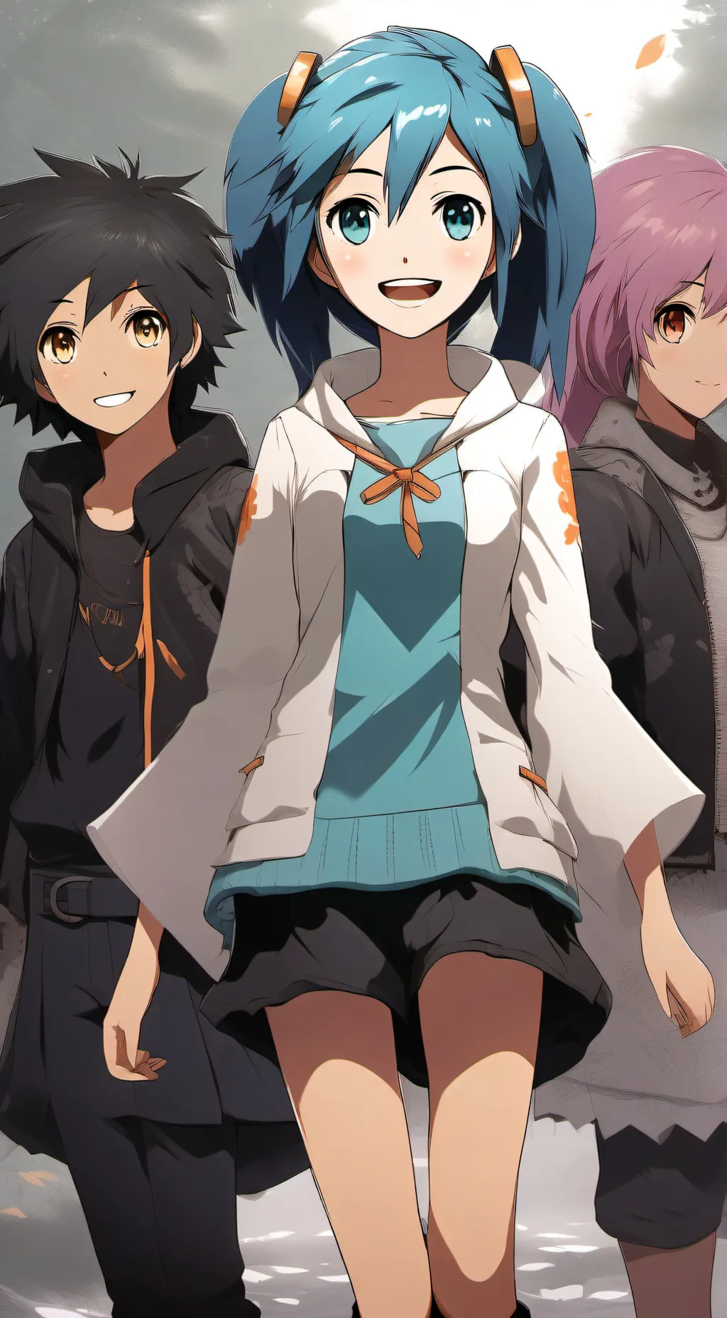 ai character: O.K M R background