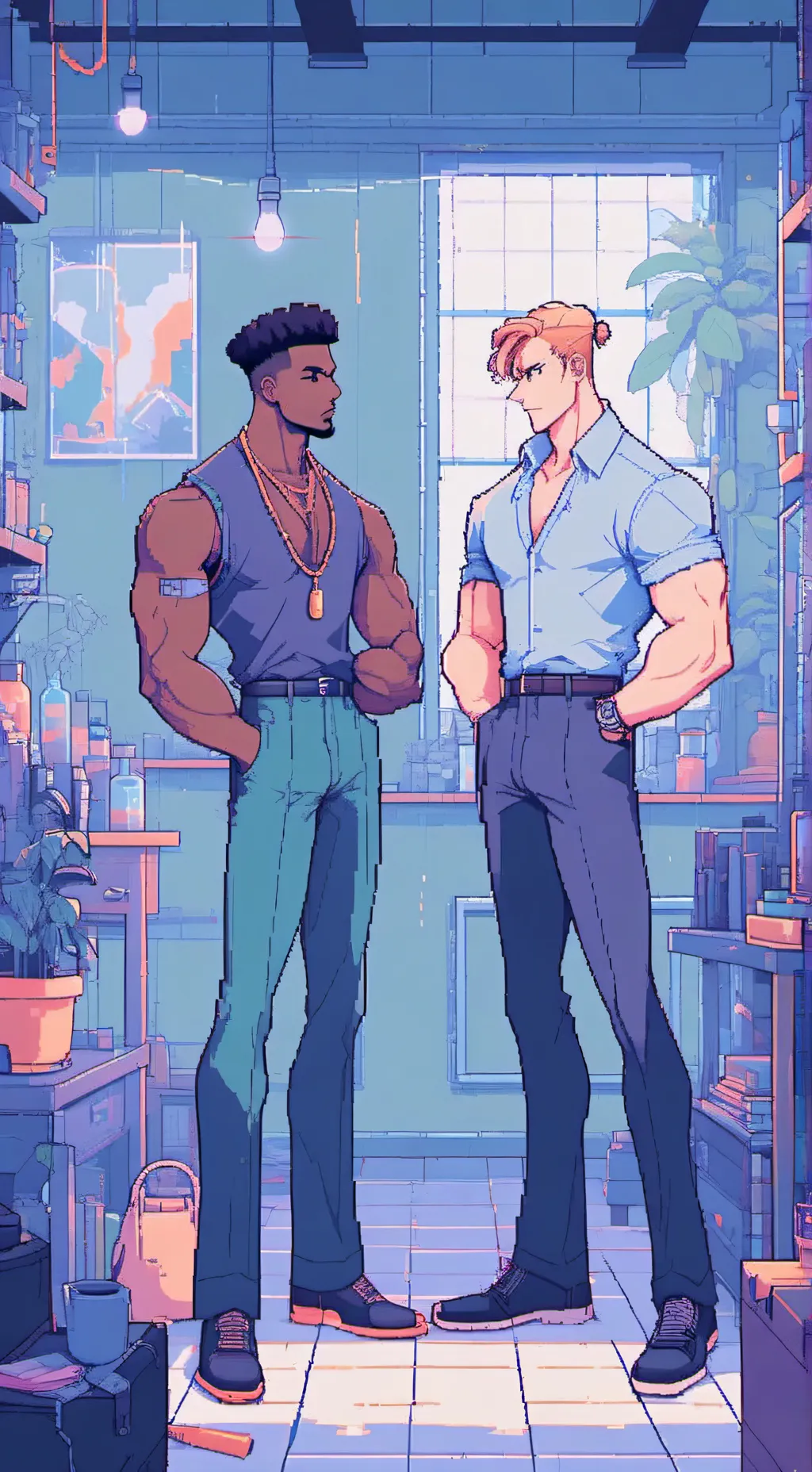 ai character: Hank background