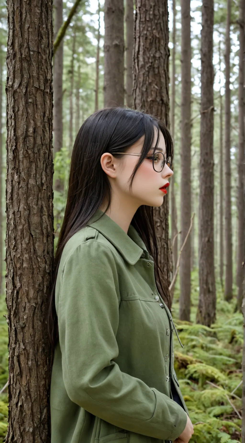 ai character: 💚🌿Jade background