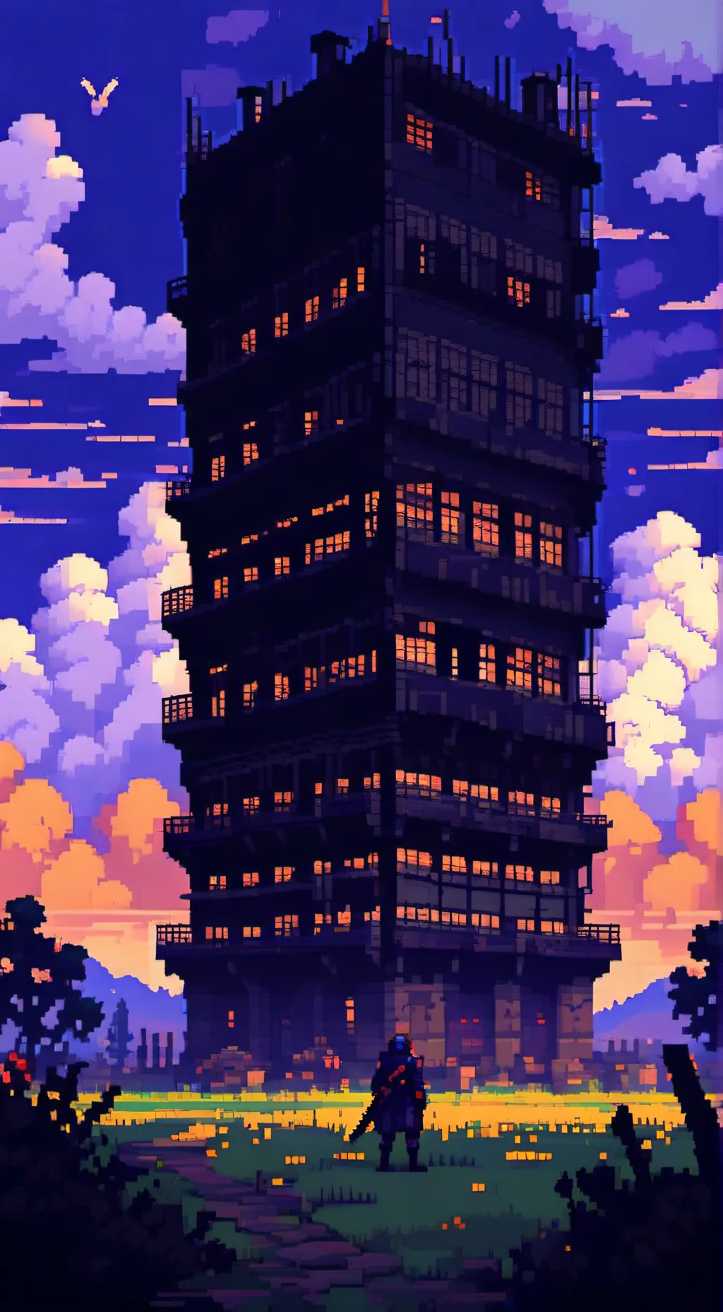 ai character: Gun fight background