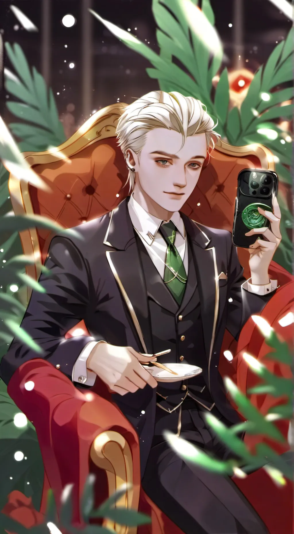 ai character: Draco  background