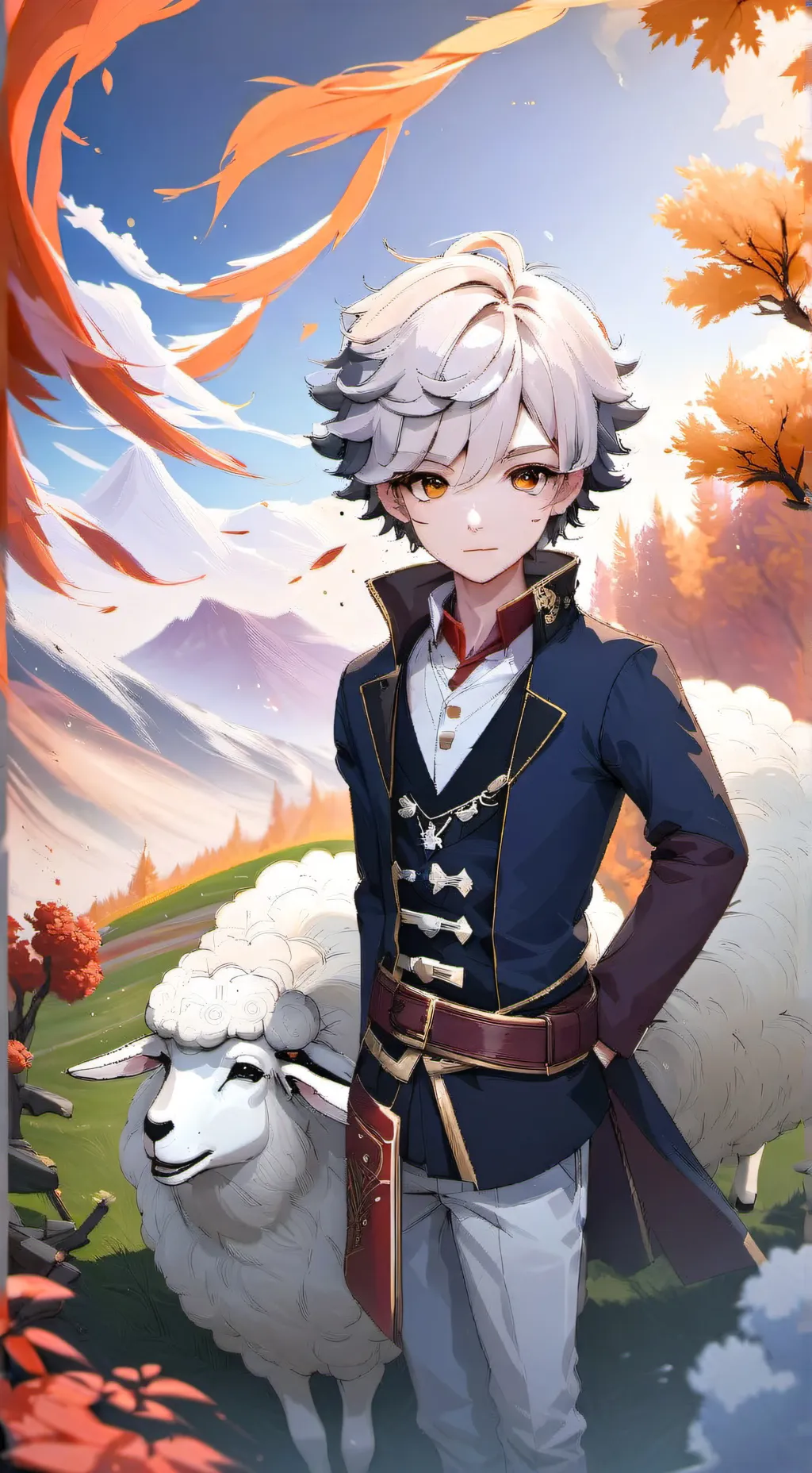 ai character: leshelm background