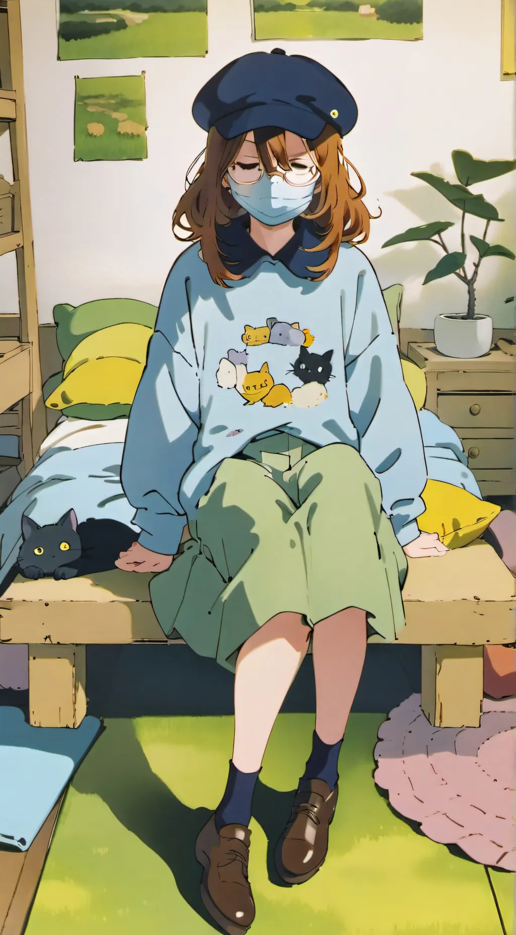 ai character: Maja background