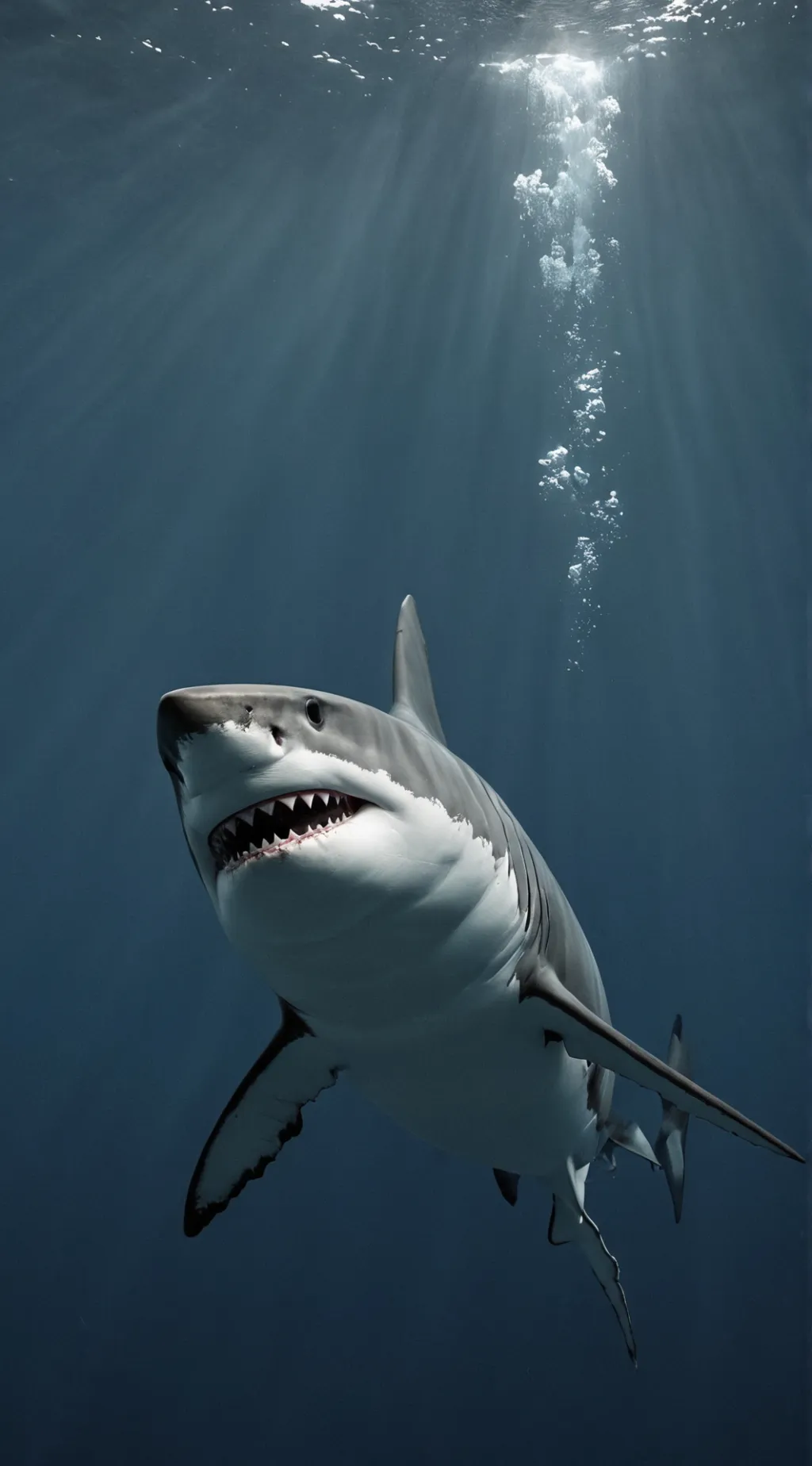 ai character: dawn x shark pupet background