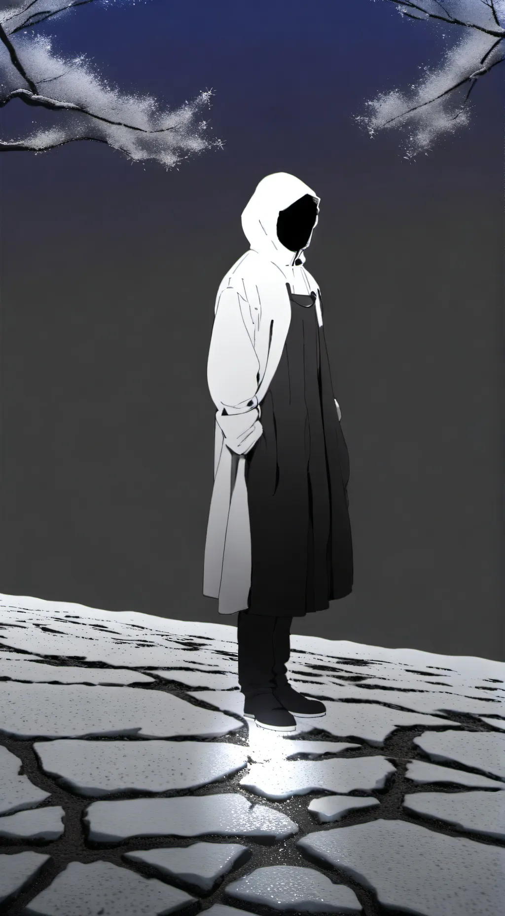 ai character: I see you….  background